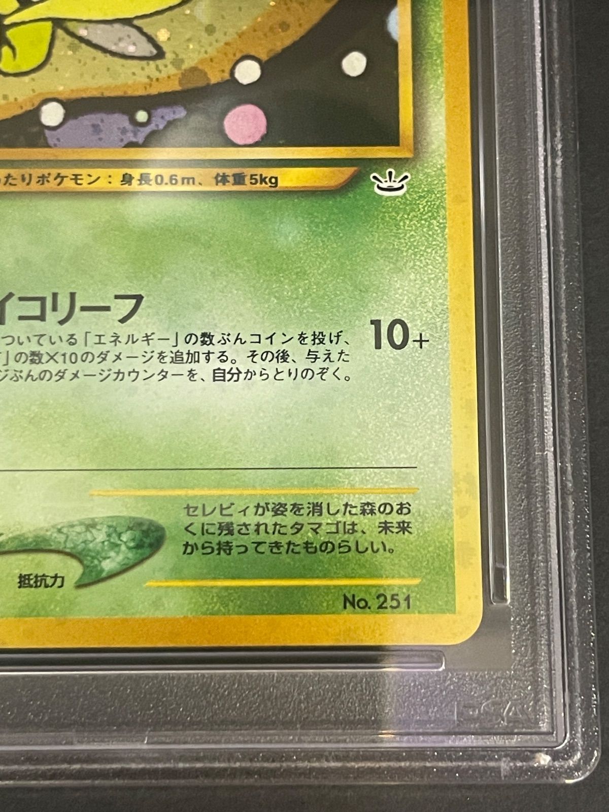 ポケモンカード 2000年 セレビィ 旧裏 プロモ プレミアファイル3 PSA10