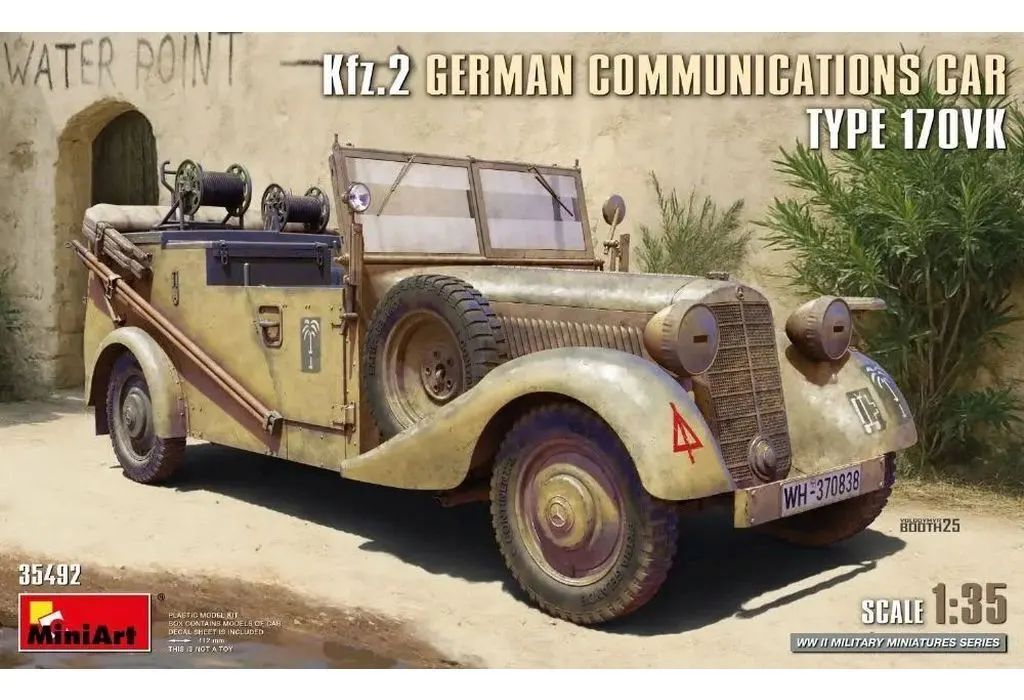 [중고] 프라모델 1/35 Kfz.2 독일 군용 통신차량 170VK 타입 [MA35492]
