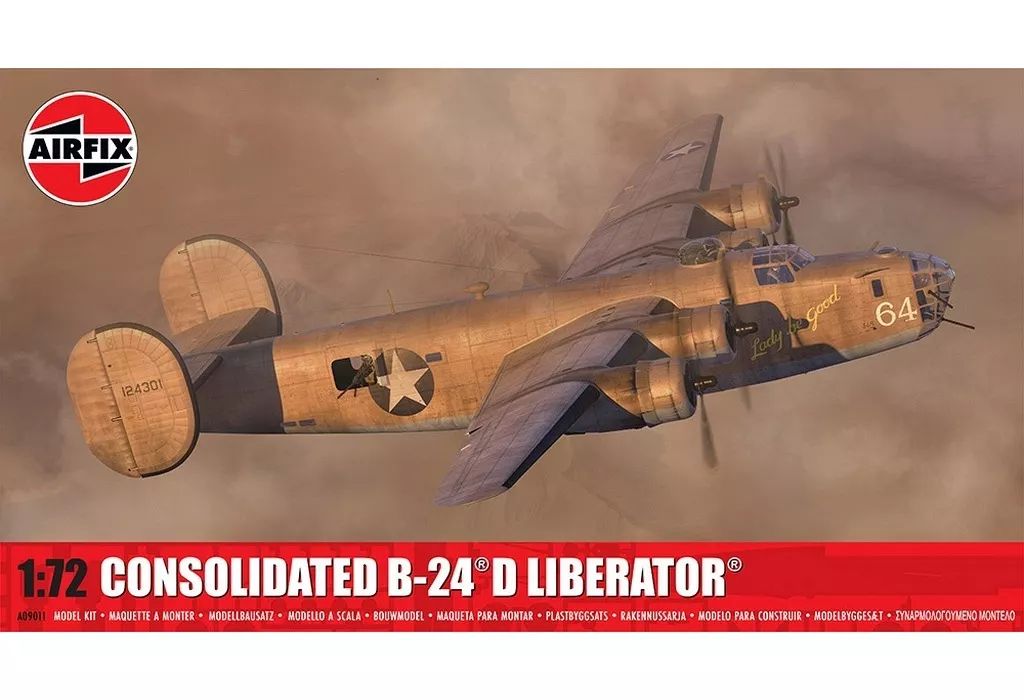 【中古】プラモデル 1/72 コンソリデーテッド B-24D リベレーター [X9011]