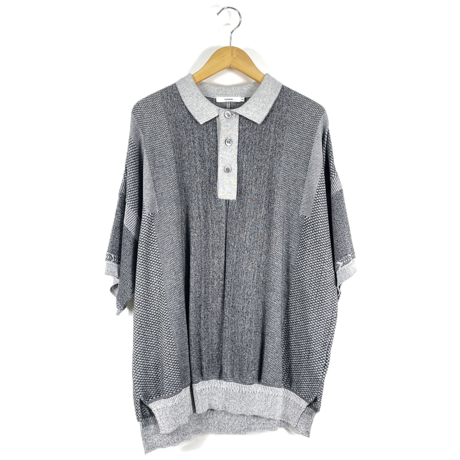 YASHIKI ヤシキ 25SS YSK-25SS-KN11 UMIIRO KNIT POLO 半袖ニット 