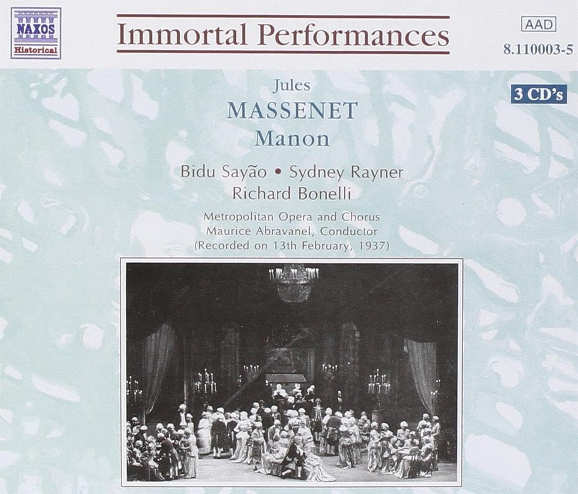 【CD】Massenet: Manon