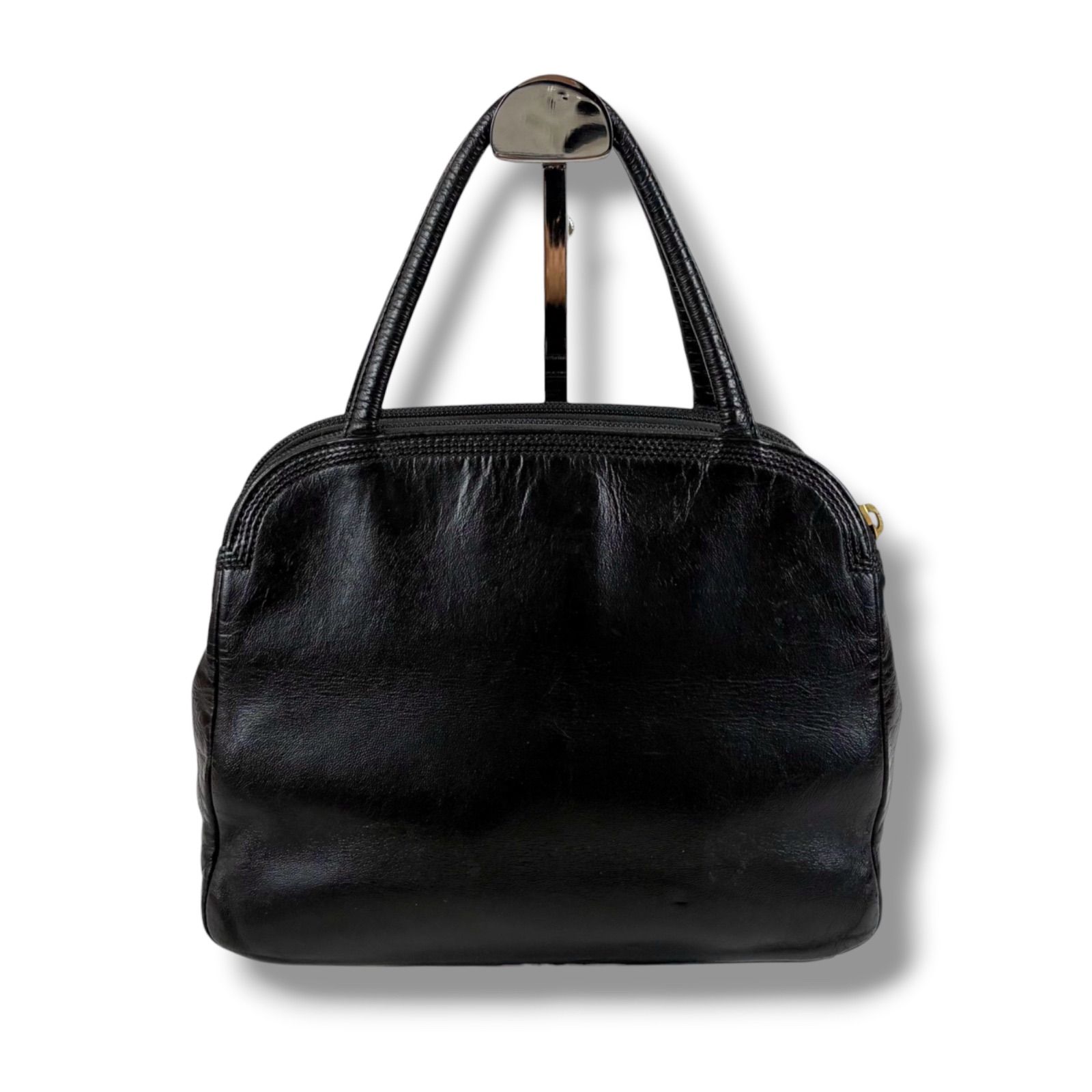 ロエベ LOEWE アナグラムロゴ ミニハンドバッグ ブラック 黒 ナッパ 