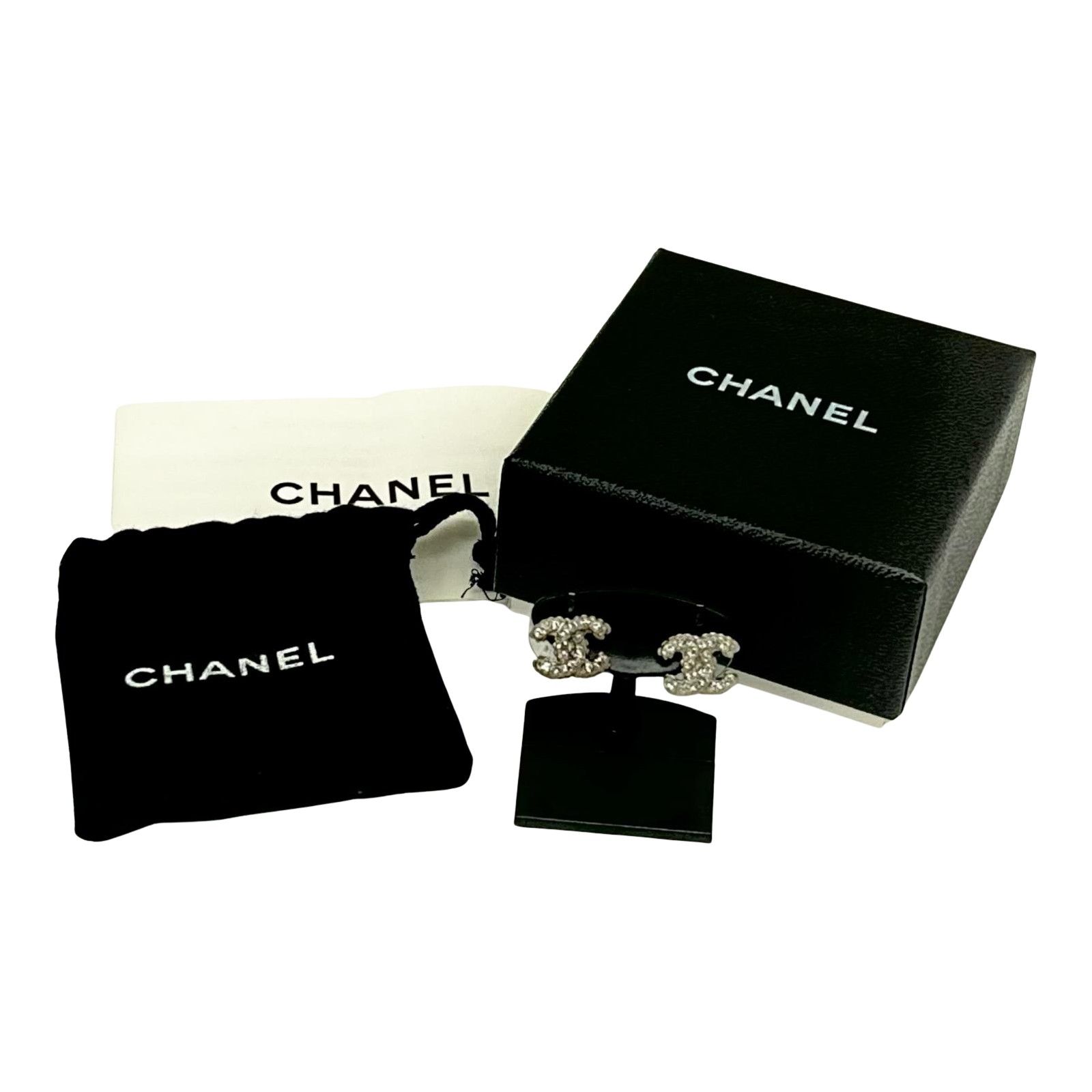 CHANEL シャネル ココマーク ピアス シルバー アクセサリー A12-A