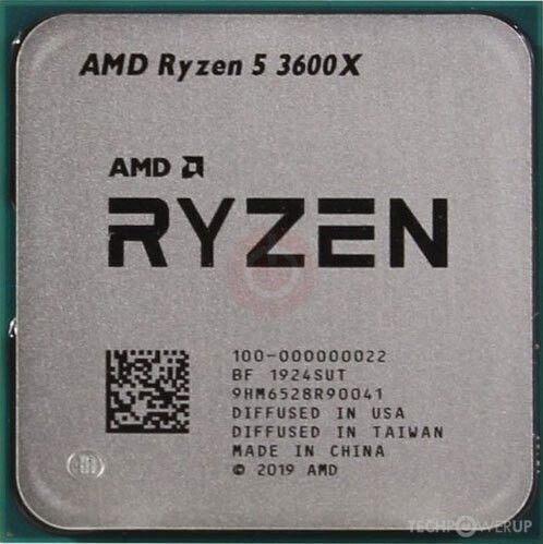 AMD Ryzen 5 3600X CPU 6コア 3.8GHz AM4 中古 - メルカリ