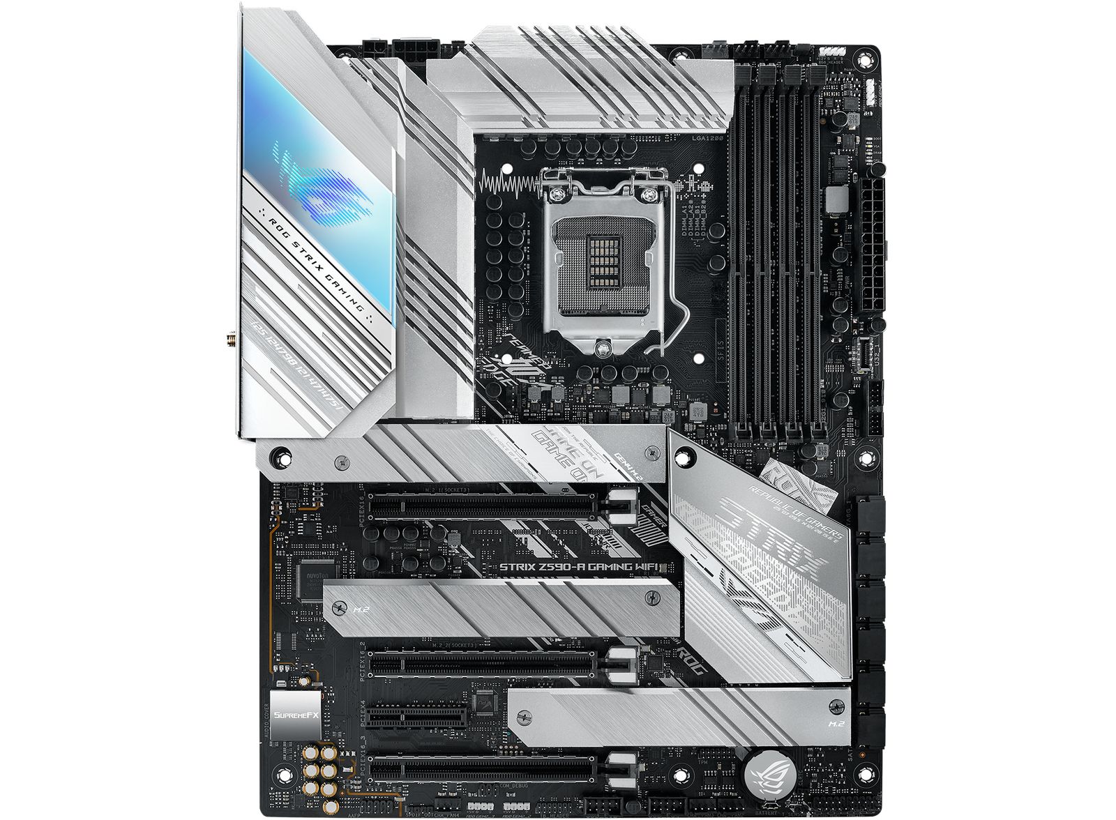 ASUS ROG STRIX Z590-A GAMING WIFI LGA 1200 Intel Z590 DDR4 5333 Intel 2.5Gb ATX Motherboard