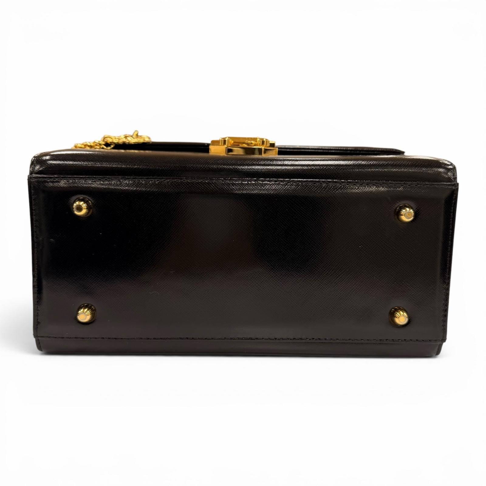 極美品◇VERSACE ヴェルサーチ ヴィンテージ サンバースト レザー