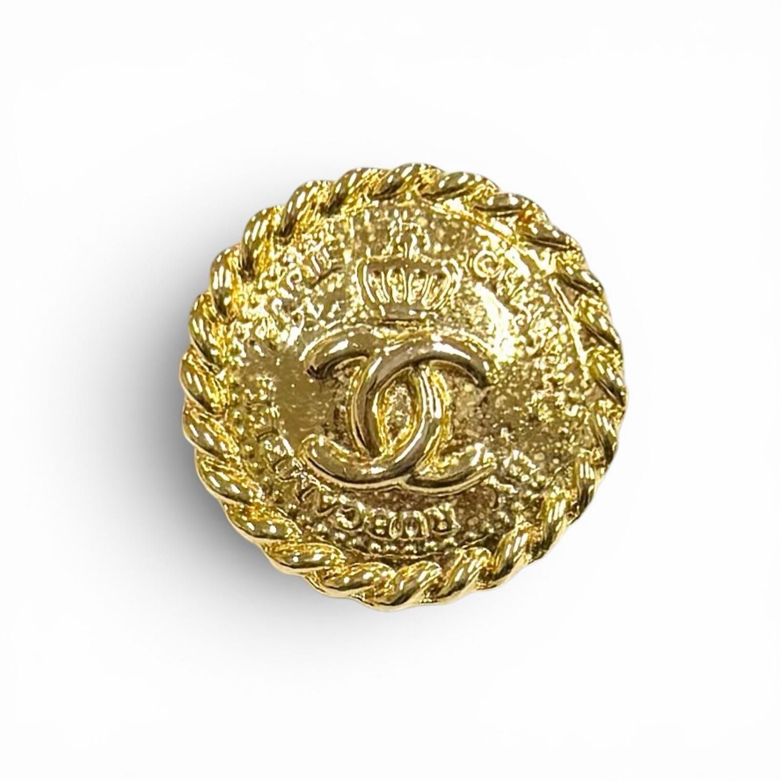 美品☆CHANEL シャネル ヴィンテージ ココマーク クラウン ビッグ