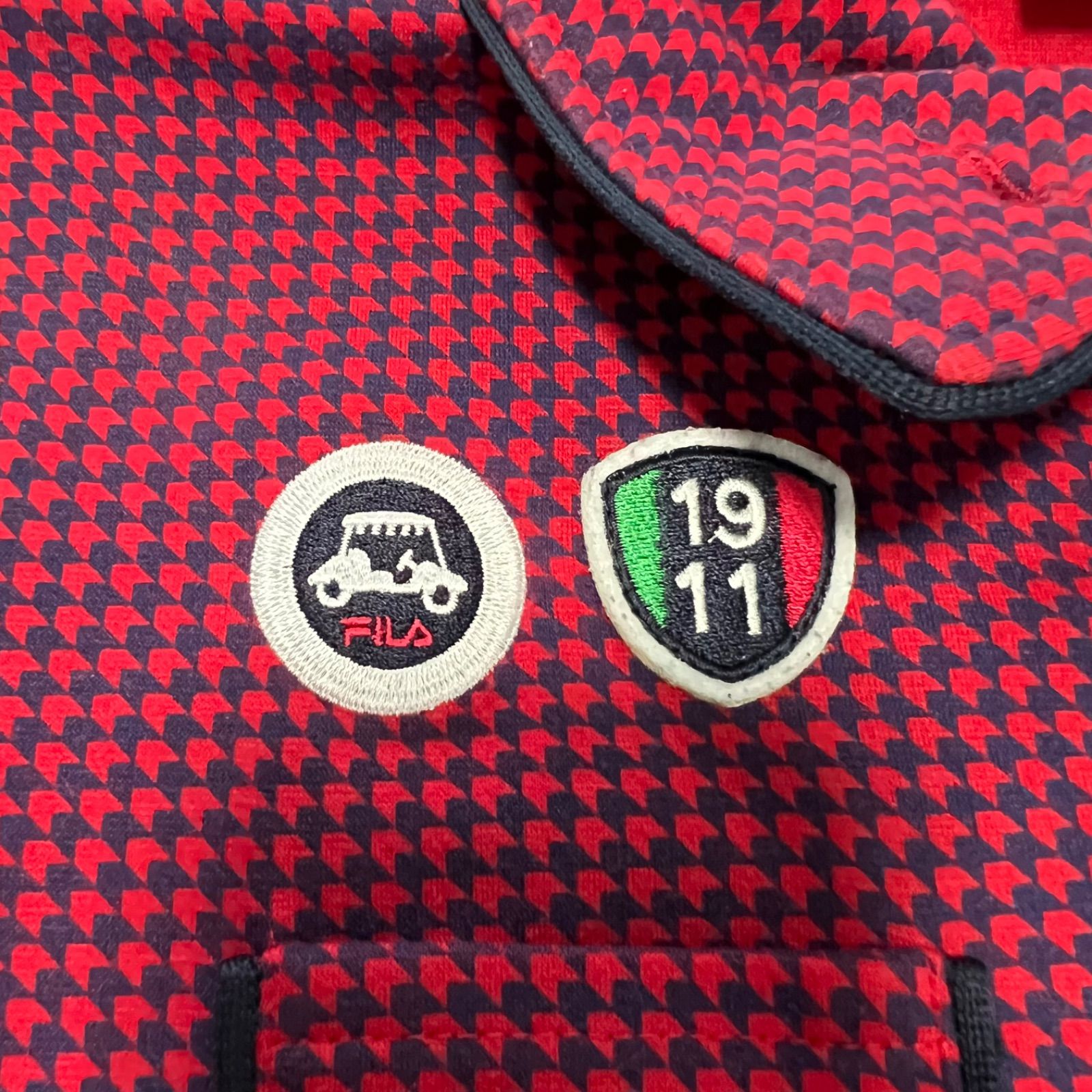 FILA GOLF ゴルフ ワンピース レディース ゴルフウェア 赤 レッド 美品