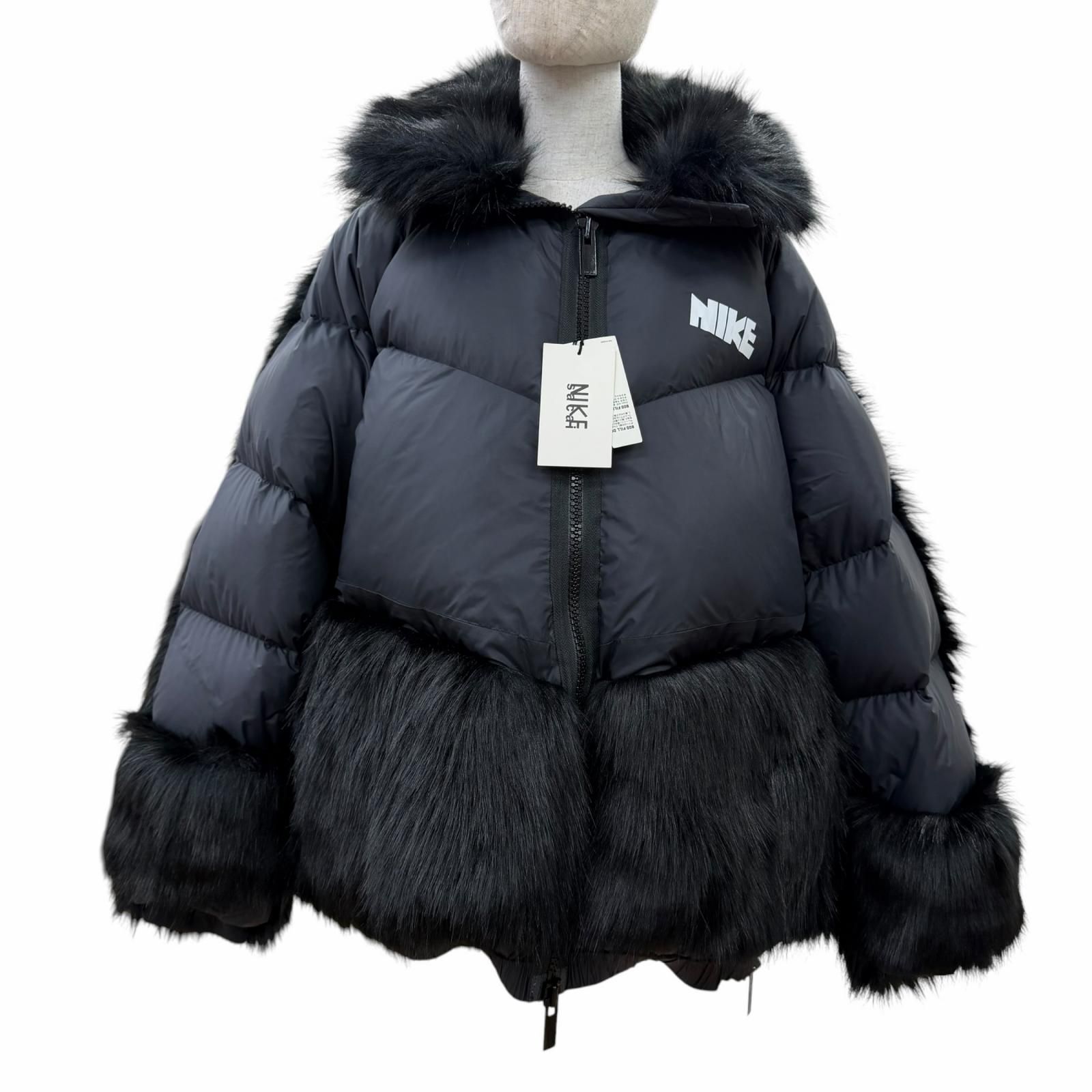極美品☆NIKE Sacai ナイキ サカイ CT3267-010 WOMENS PARKA フェイク 
