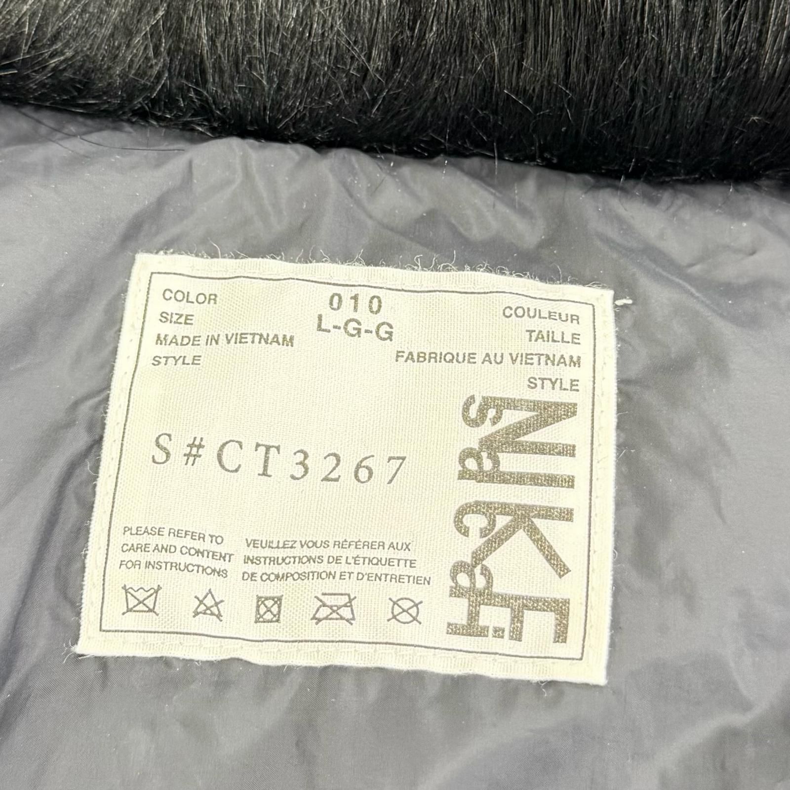 極美品☆NIKE Sacai ナイキ サカイ CT3267-010 WOMENS PARKA フェイク 