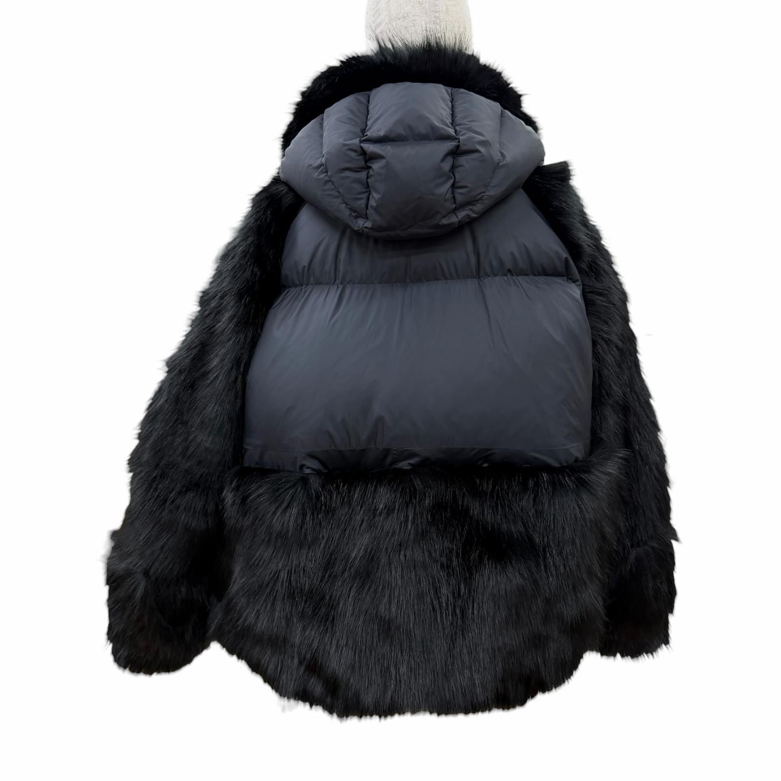 極美品☆NIKE Sacai ナイキ サカイ CT3267-010 WOMENS PARKA フェイク 