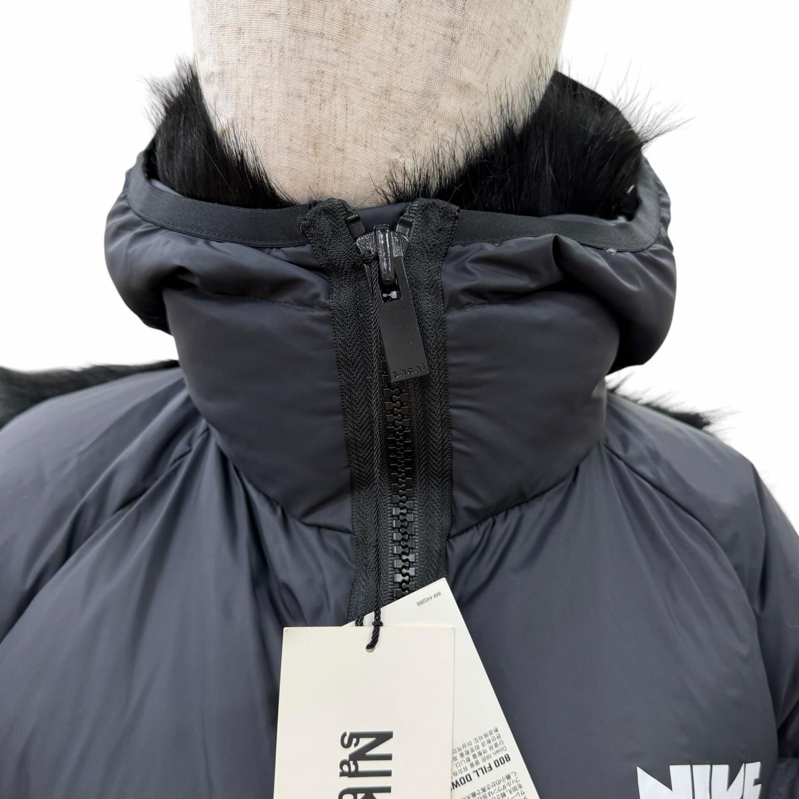 極美品☆NIKE Sacai ナイキ サカイ CT3267-010 WOMENS PARKA フェイク 