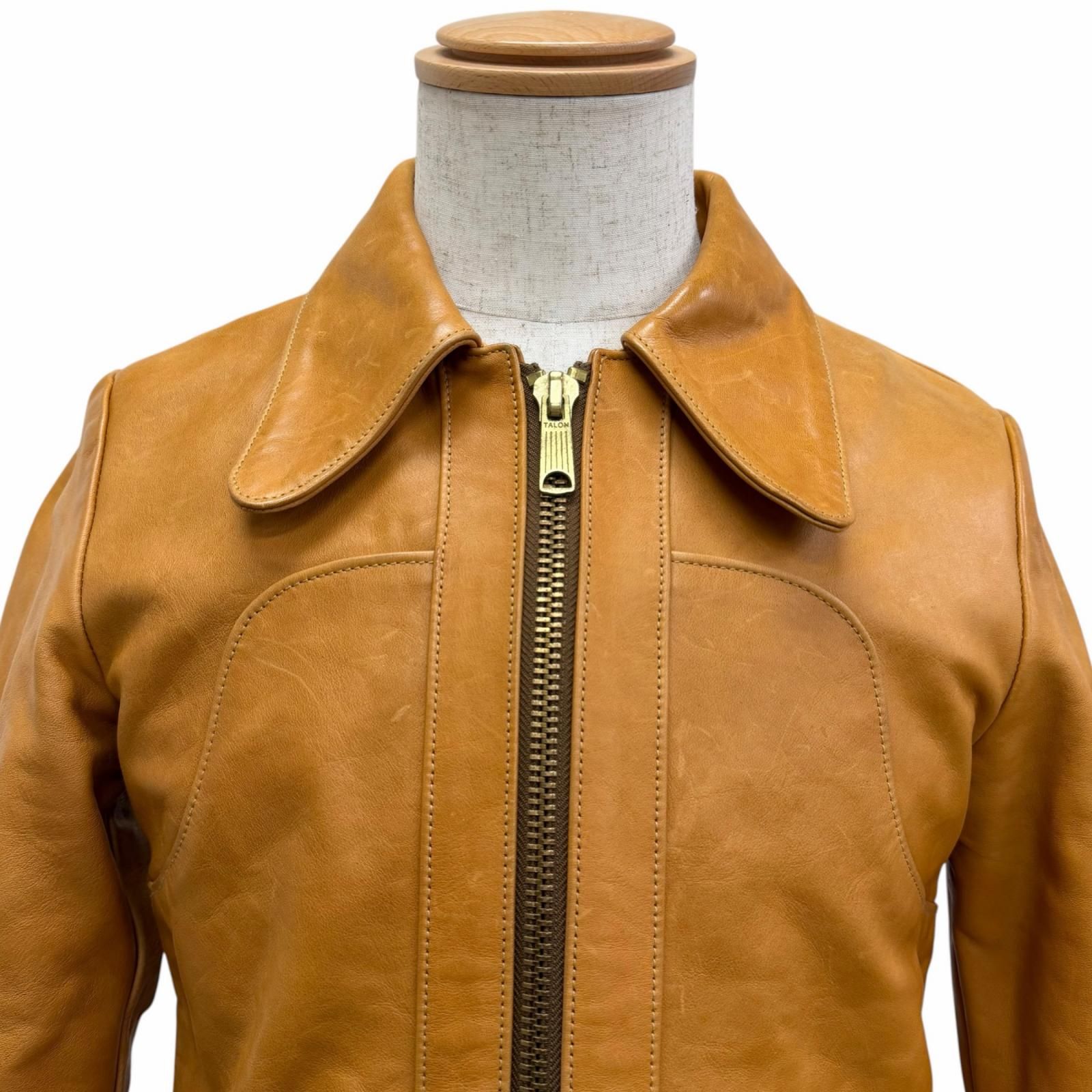良品□JOE McCOY ジョーマッコイ MJ15011 ホースハイド 70s LEATHER 