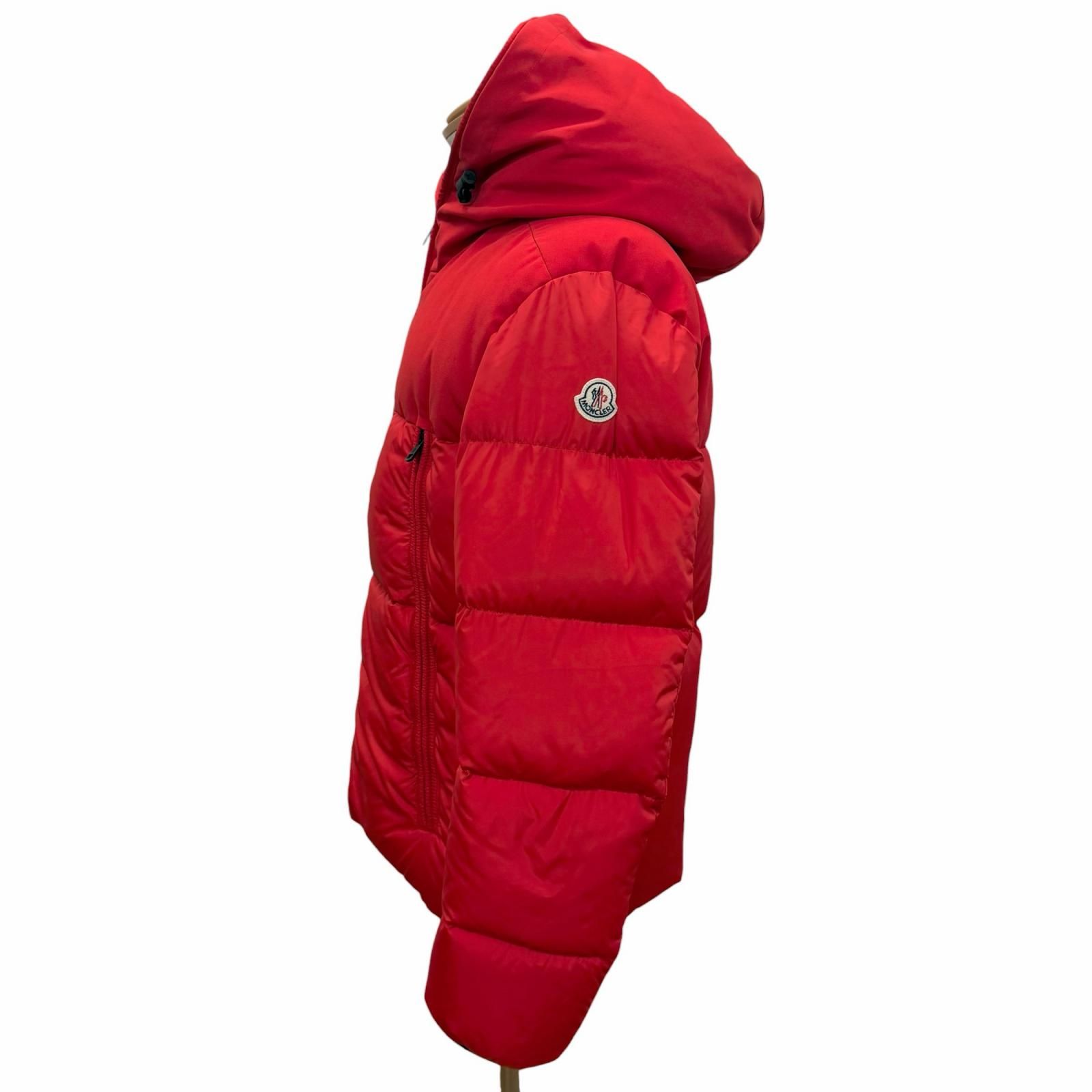 美品□MONCLER モンクレール MONTCLAR GIUBBOTTO フードロゴ刺繍 エン