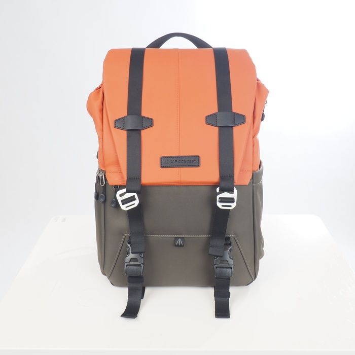 【中古】(K&F CONCEPT) K&F CONCEPT カメラリュック 20L Urban Wander 01 オレンジ