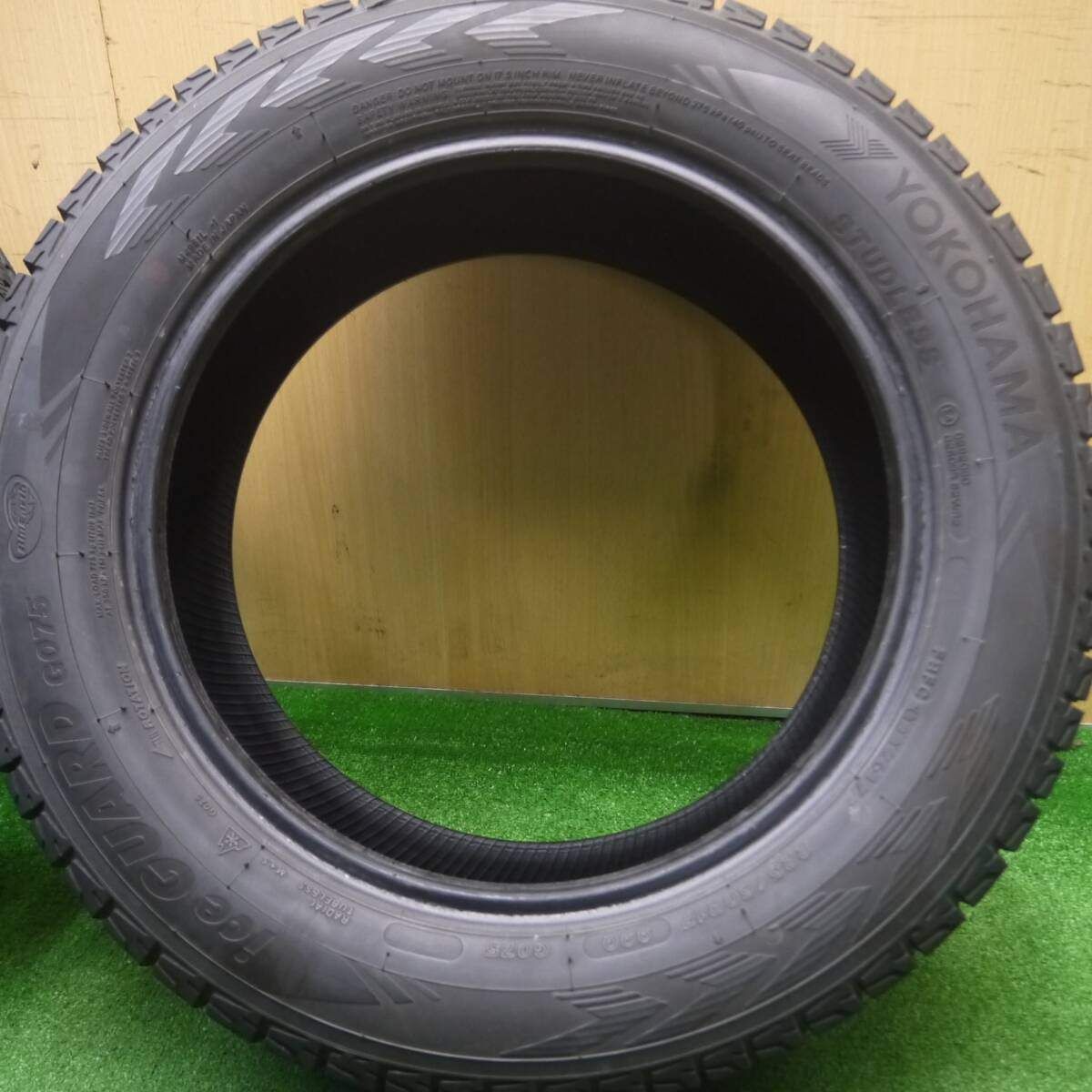 バリ溝！9.5分☆スタッドレス 225/60R17 ヨコハマ アイスガード G075