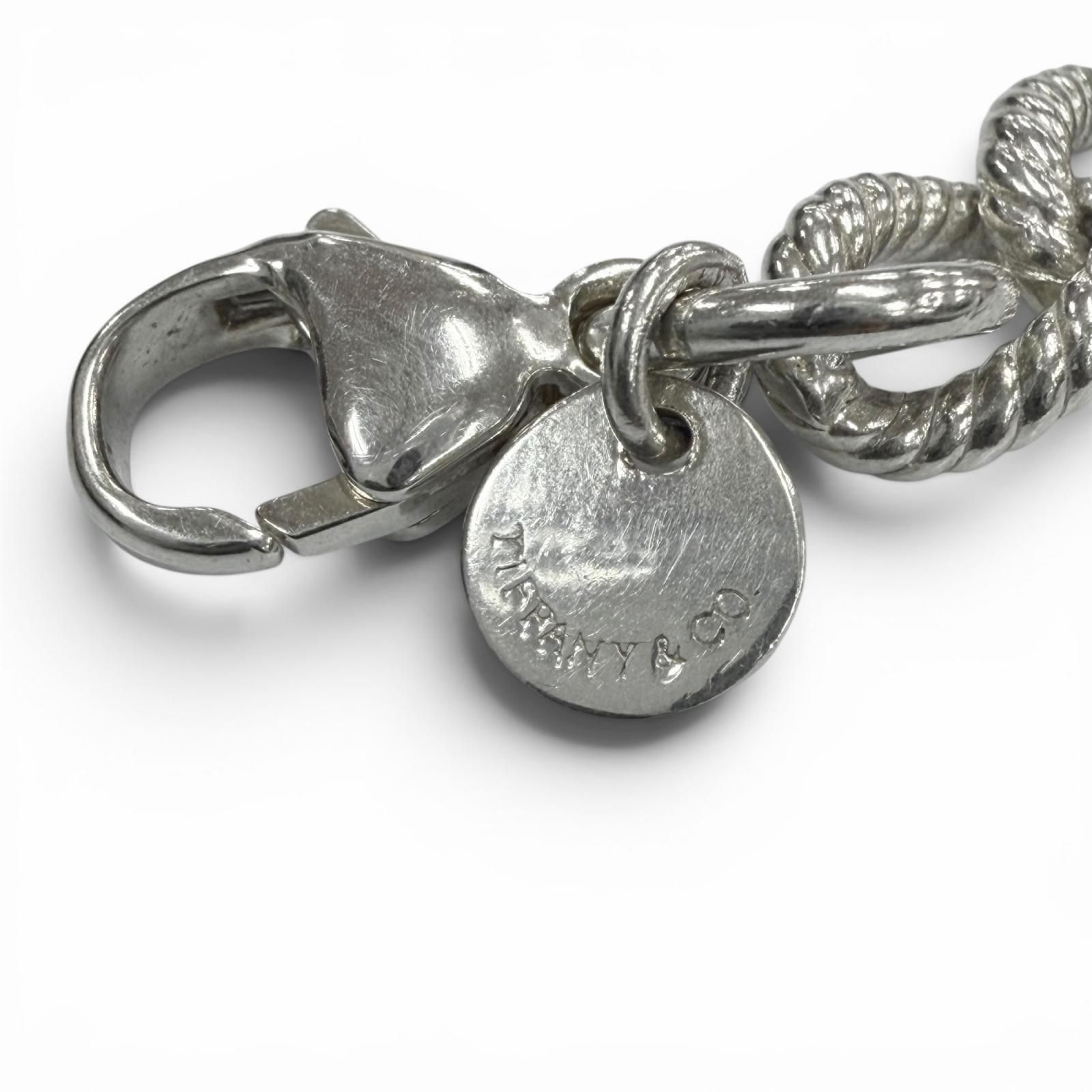 極美品▽TIFFANY&Co. ティファニー ツイスト ロープ 925 チェーン 