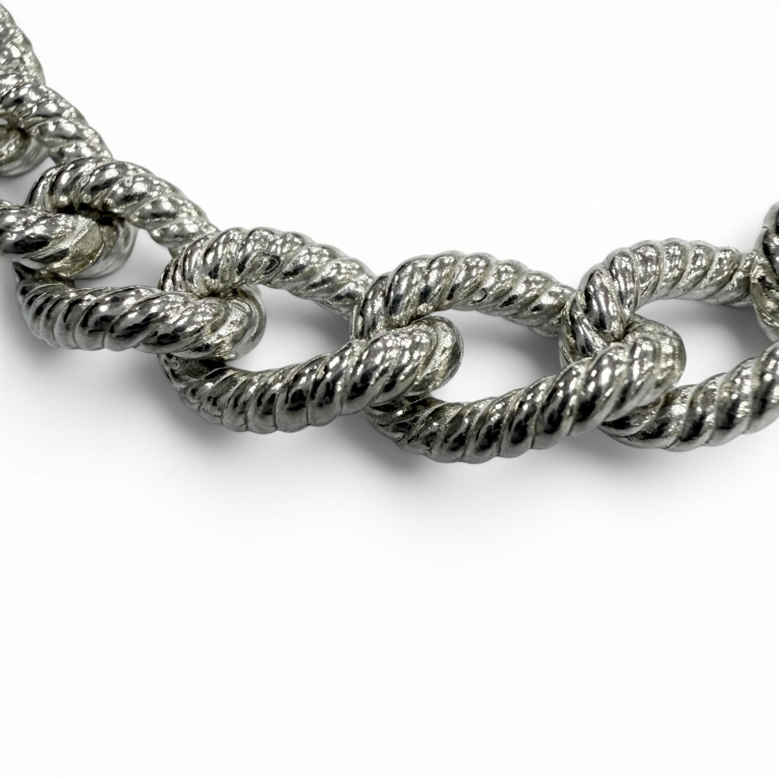 極美品▽TIFFANY&Co. ティファニー ツイスト ロープ 925 チェーン