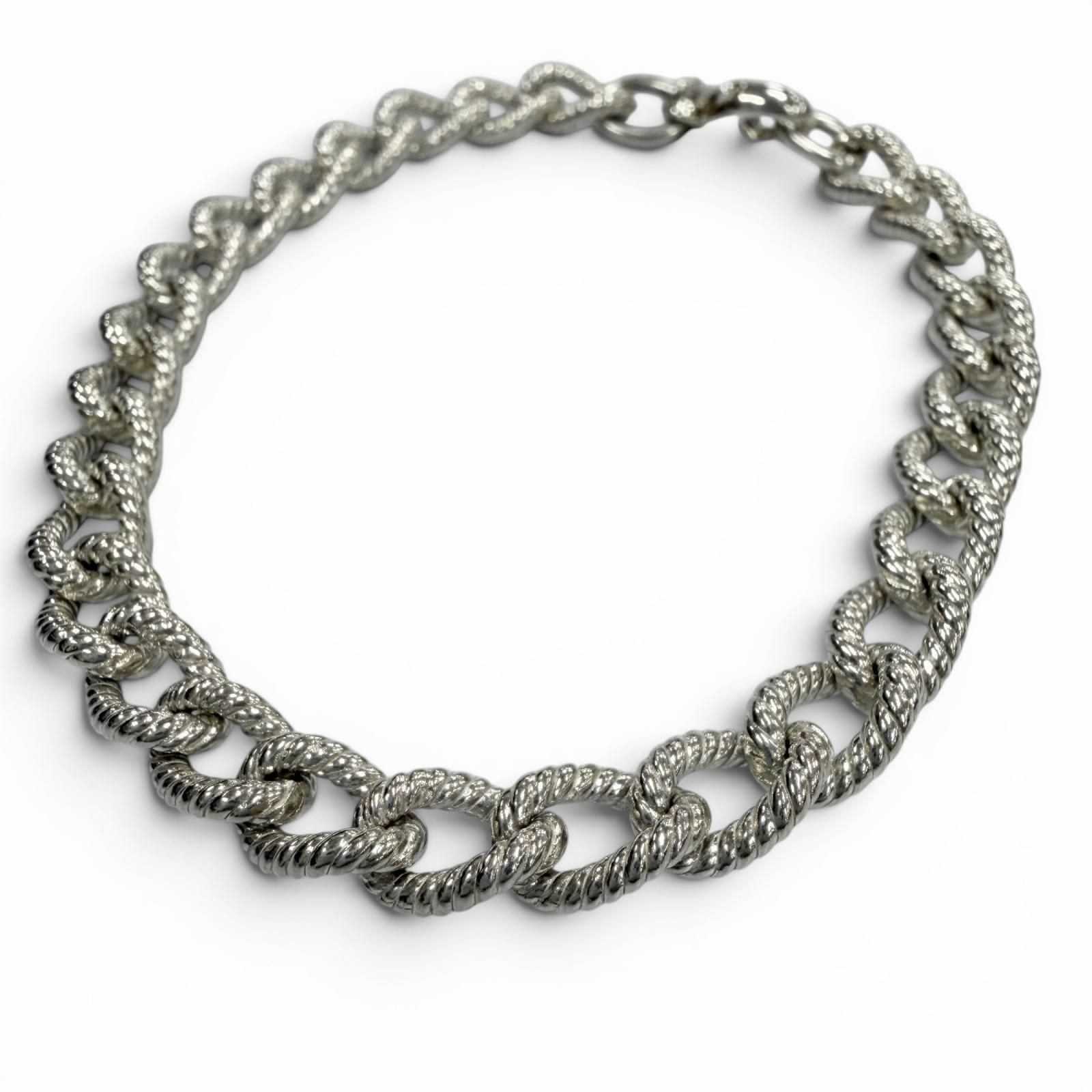 極美品▽TIFFANY&Co. ティファニー ツイスト ロープ 925 チェーン 
