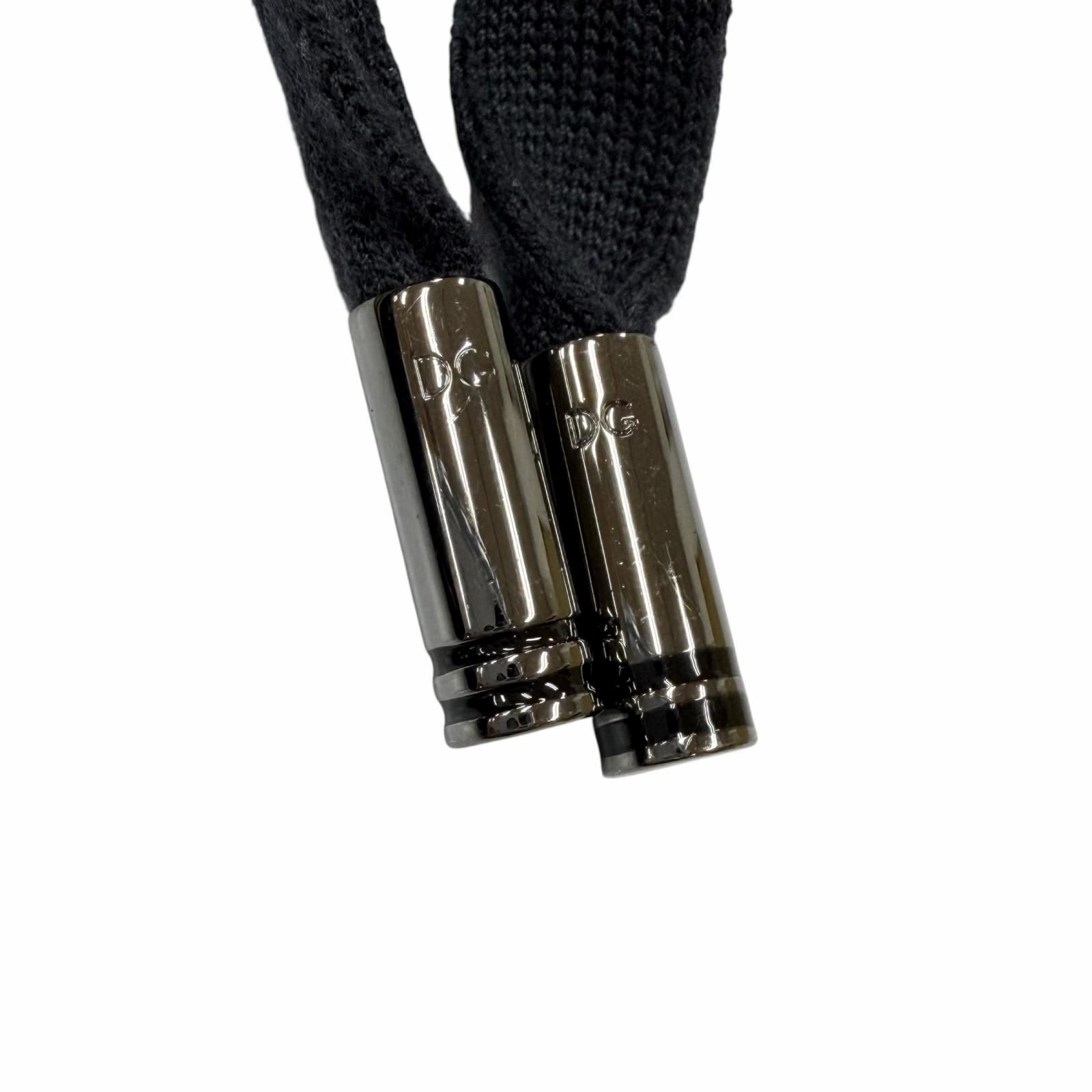 極美品▽DOLCE&GABBANA ドルチェ＆ガッバーナ 黒タグ ストライプ柄 