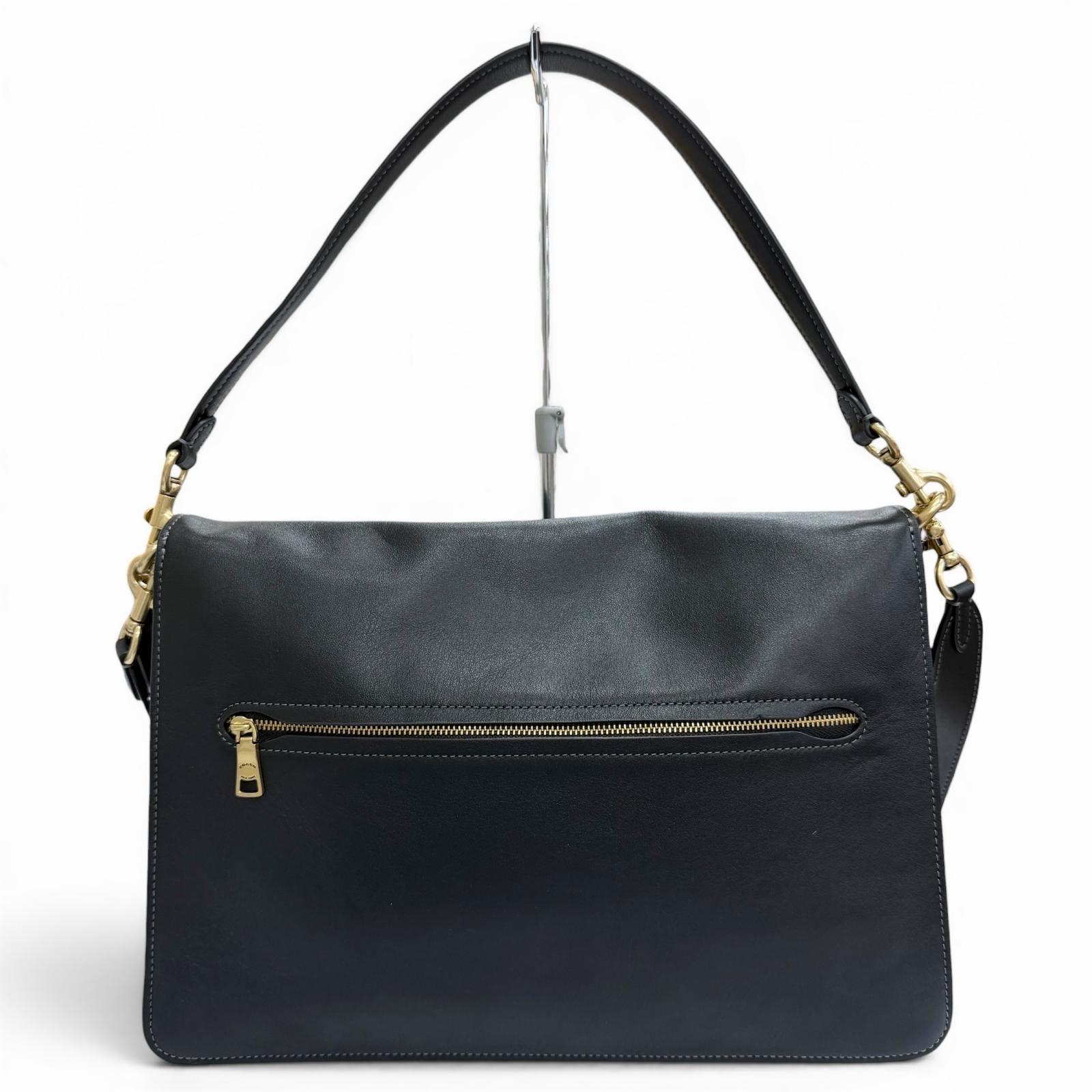 美品△COACH コーチ CY921 チェーン タビー ショルダーバッグ ソフト 