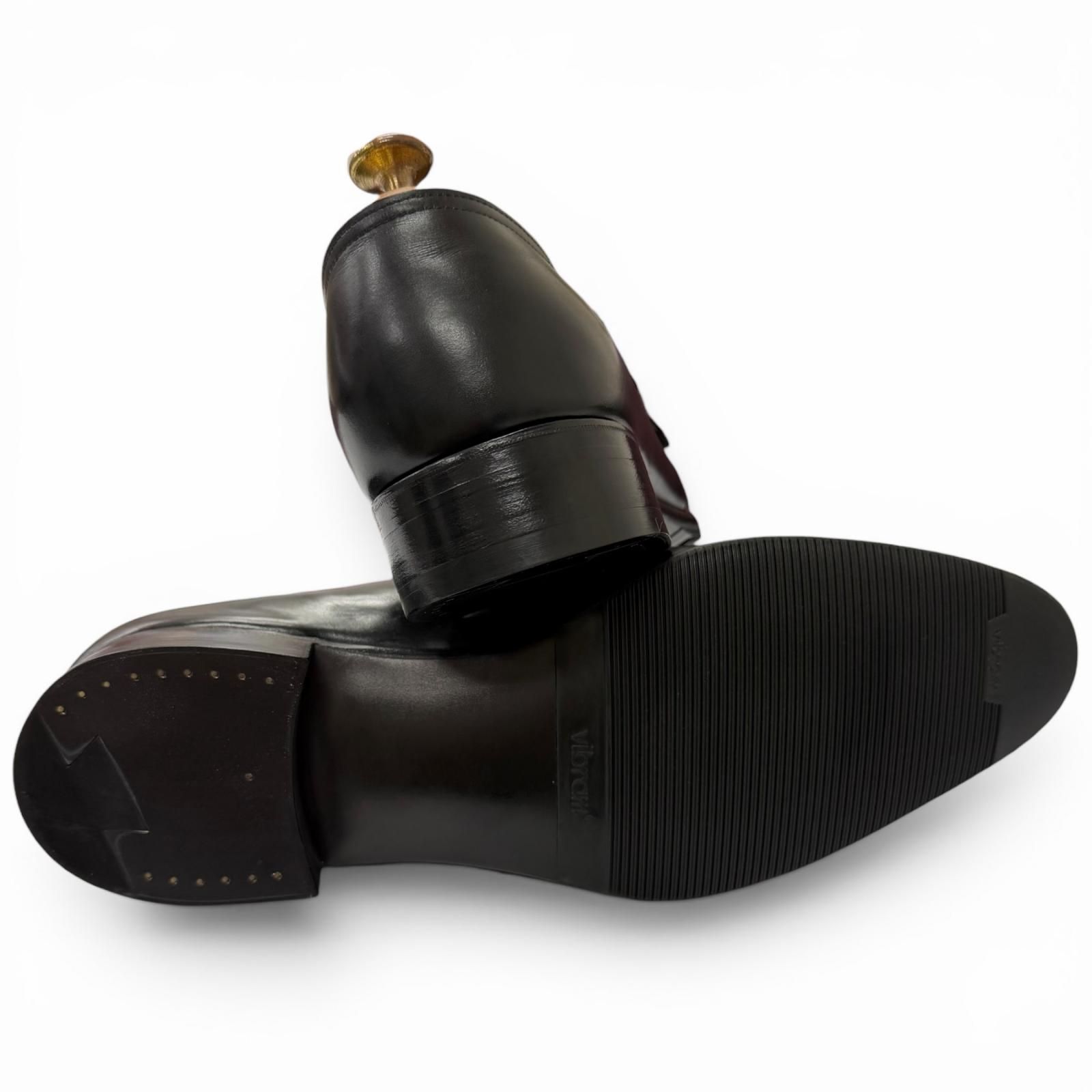 美品□John Lobb ジョンロブ NASEBY ダブルモンクストラップ レザー 