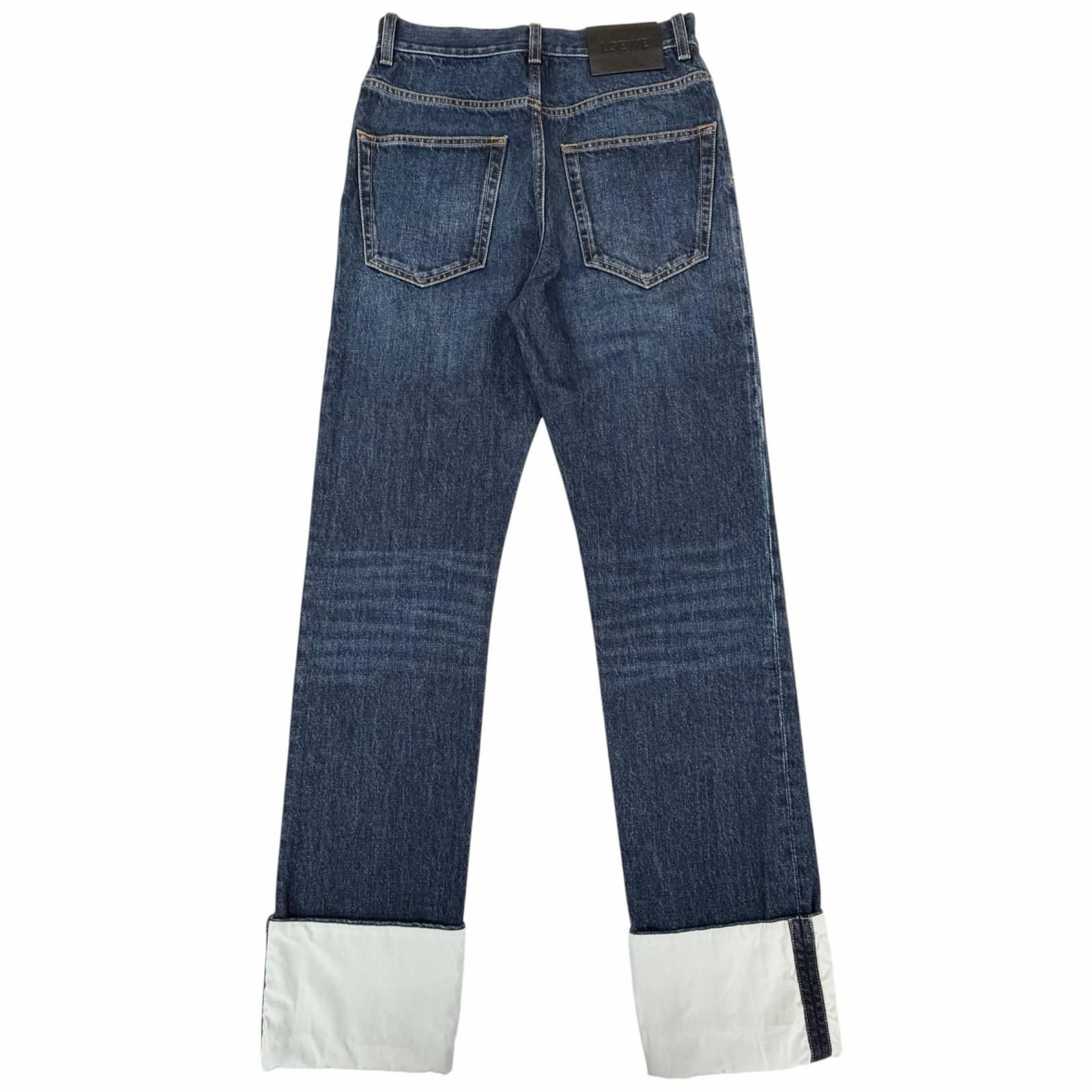 美品▽LOEWE ロエベ H526Y11W09 フィッシャーマン レザーロゴパッチ 