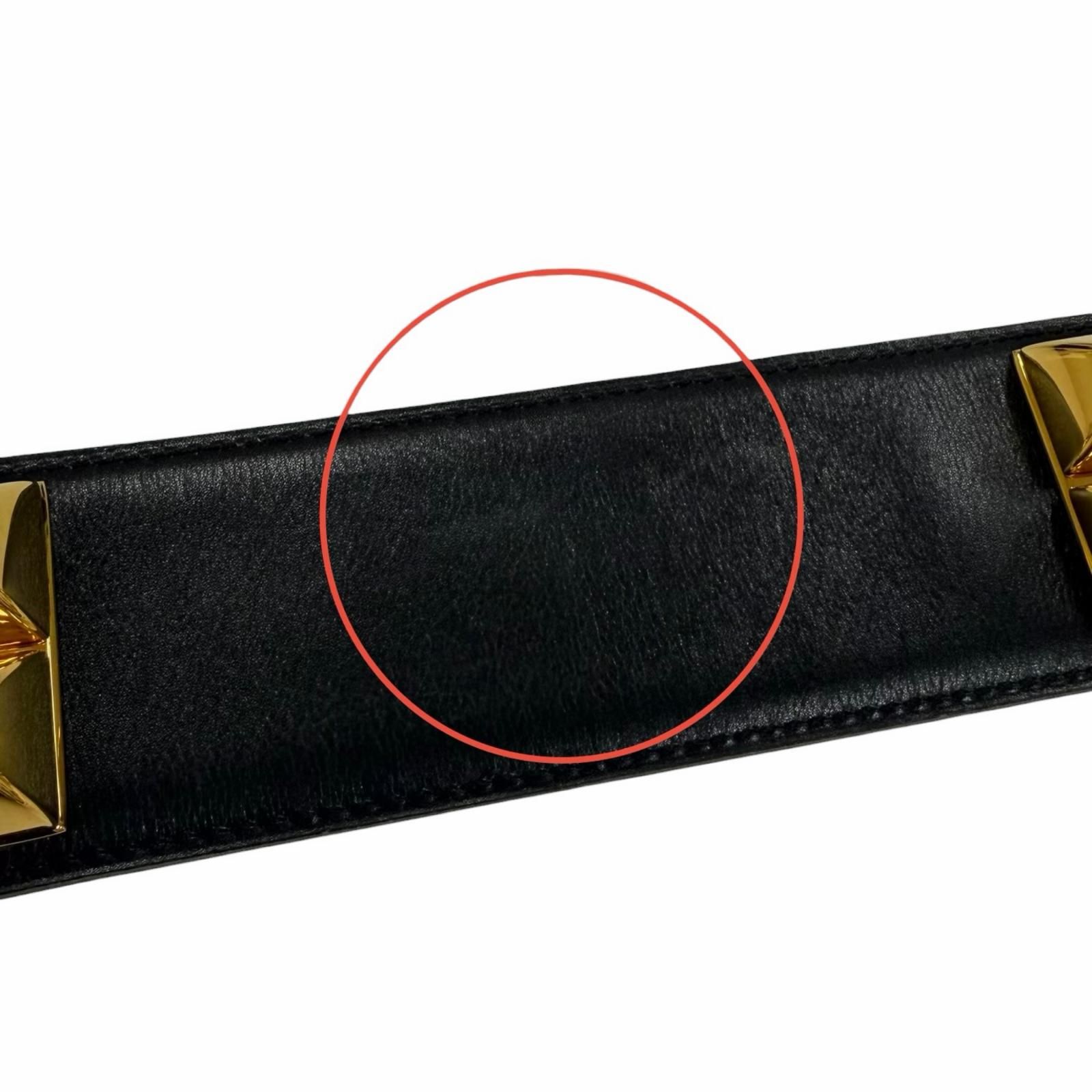 HERMES エルメスコリエドシアンブラック/ゴールド金具 【公式通販】