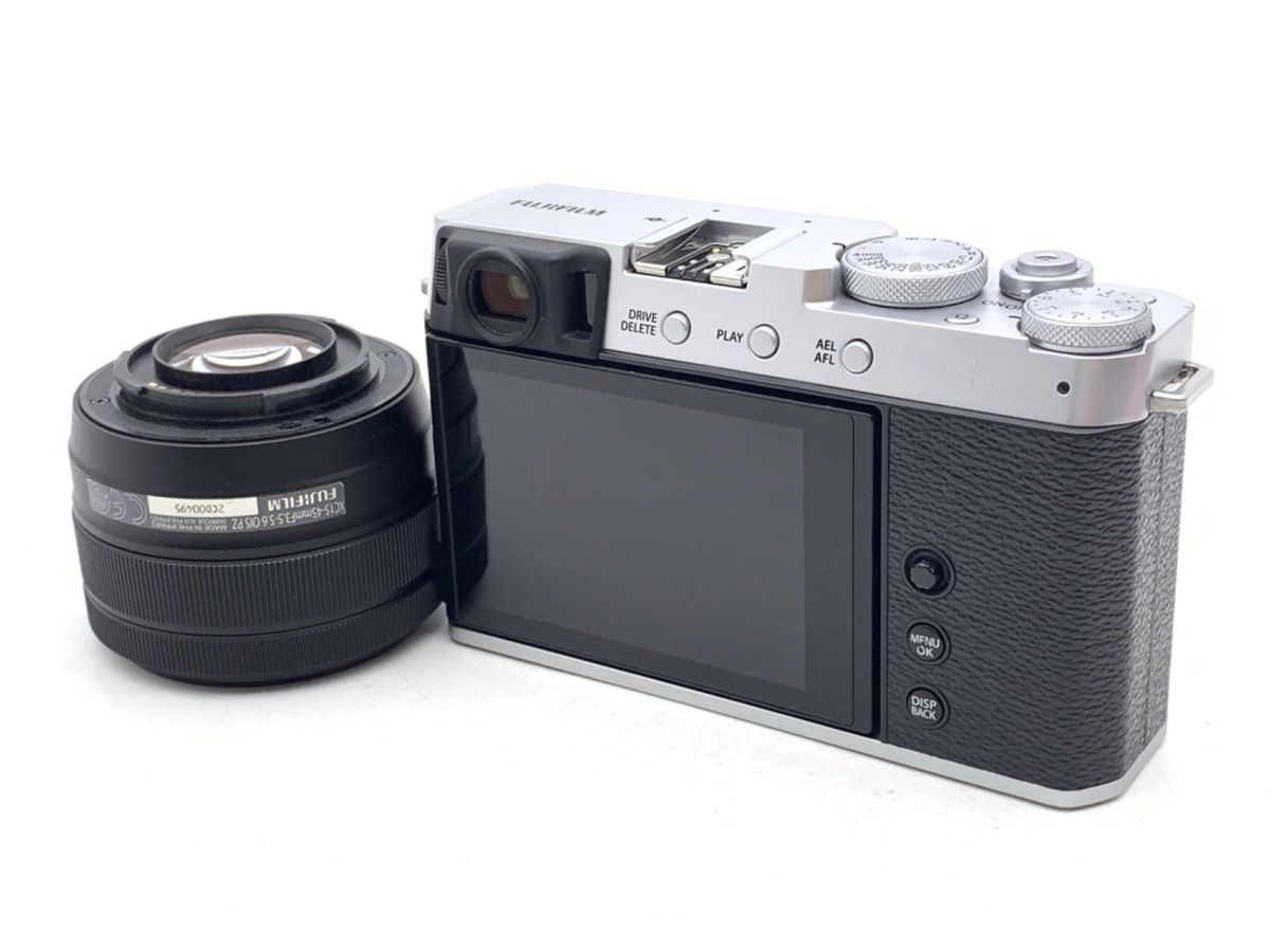 中古】 【並品】 フジフイルム X-E4 XC15-45mmレンズキット シルバー 