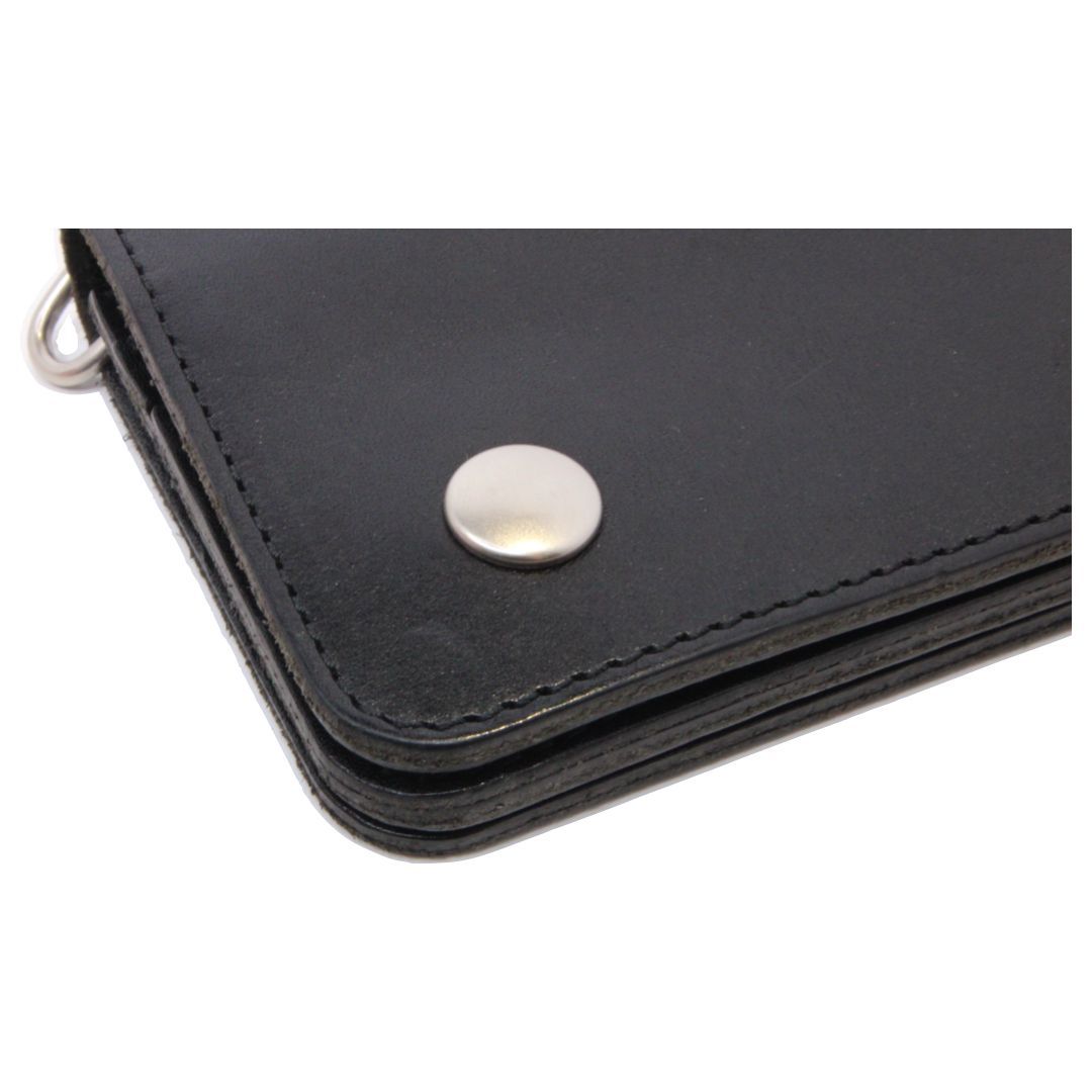 ☆【UNIVERSAL OVERALL】トラッカーウォレットロング 長財布 ブラック