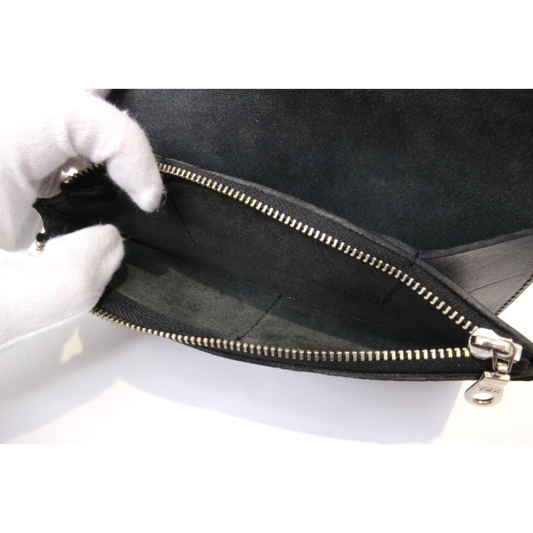 ☆【UNIVERSAL OVERALL】トラッカーウォレットロング 長財布 ブラック