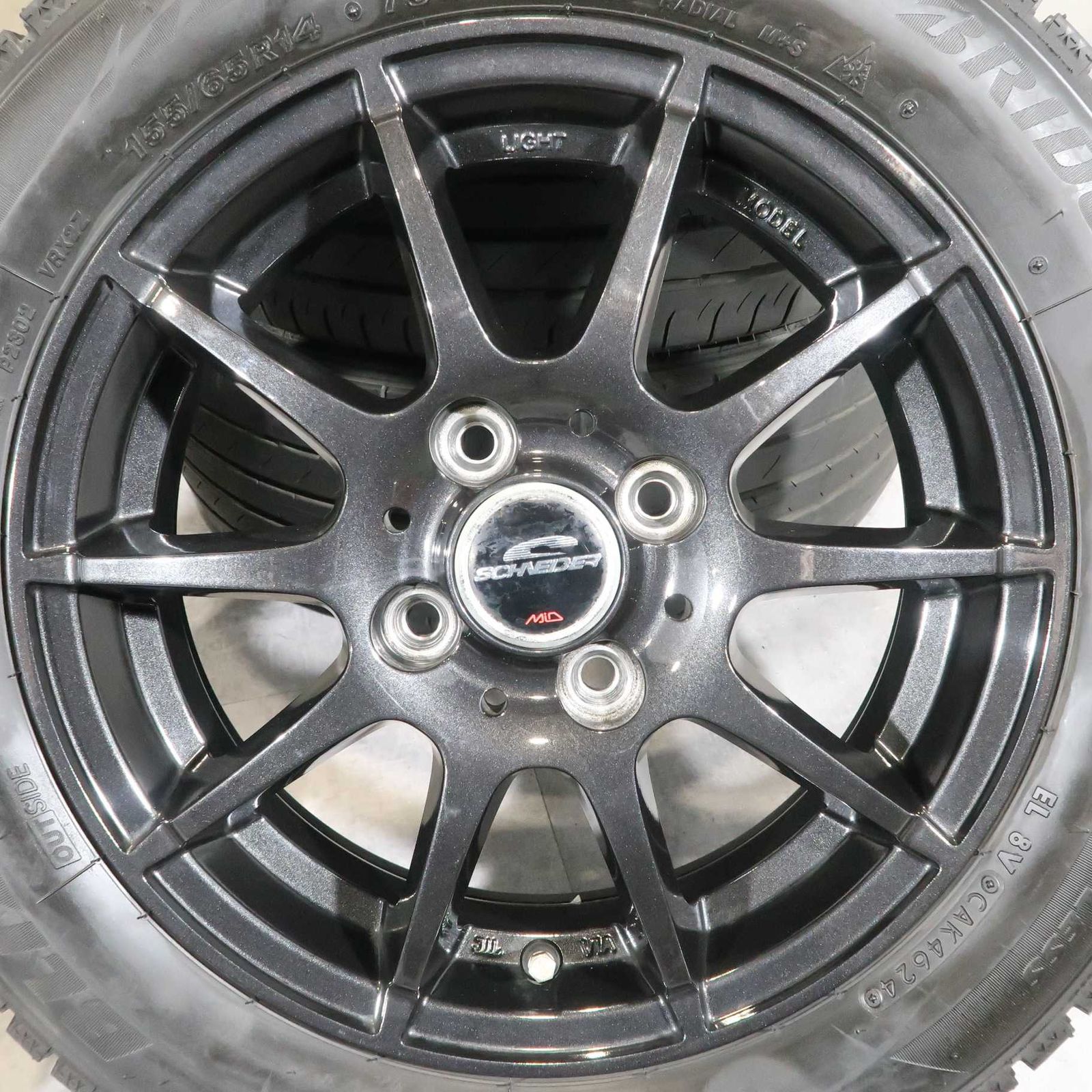 軽自動車 等に 4本 社外 14インチ スタッドレス ブリヂストン