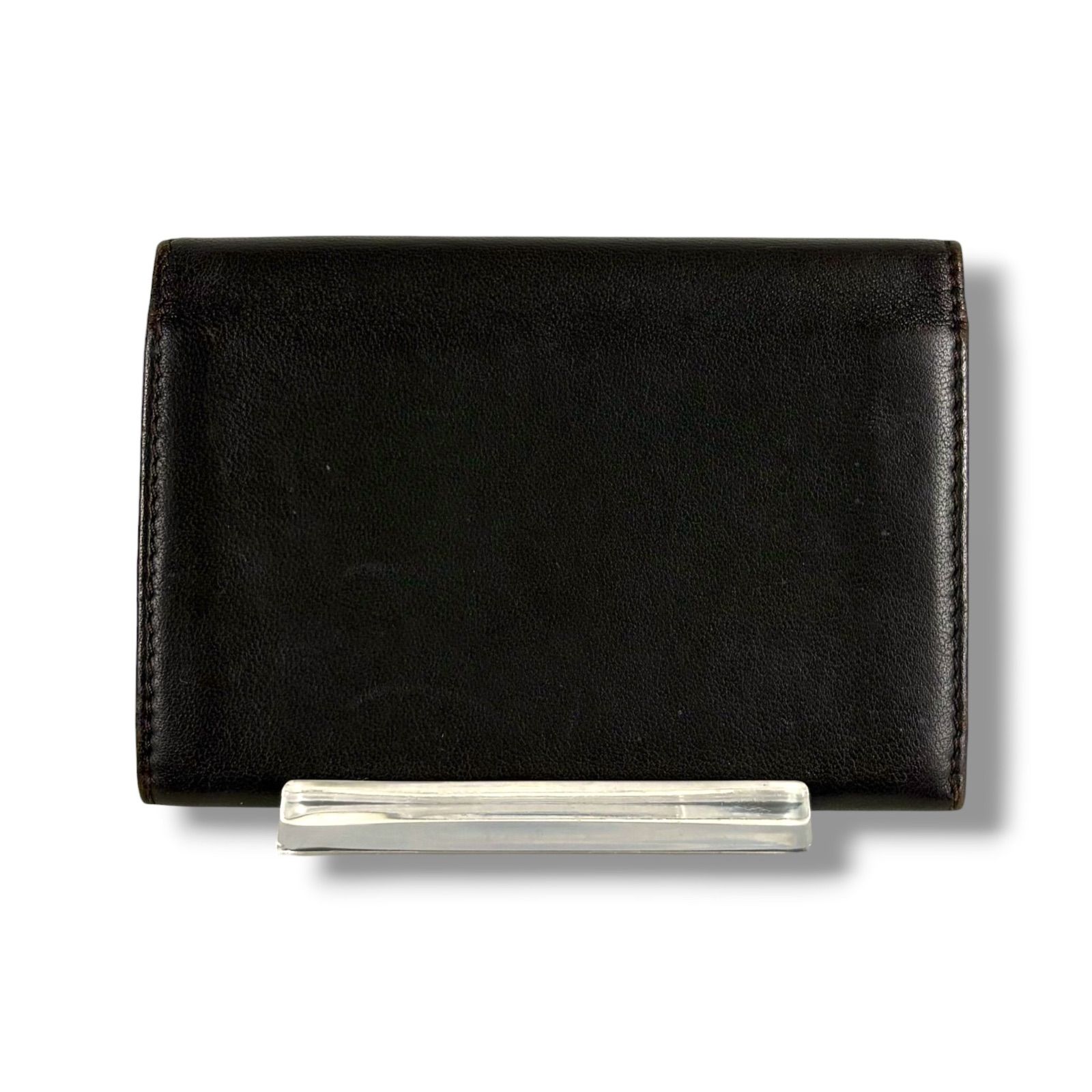 未使用保管品】LOEWE ロエベ 二つ折り財布 ナッパレザー ミニ ブラック