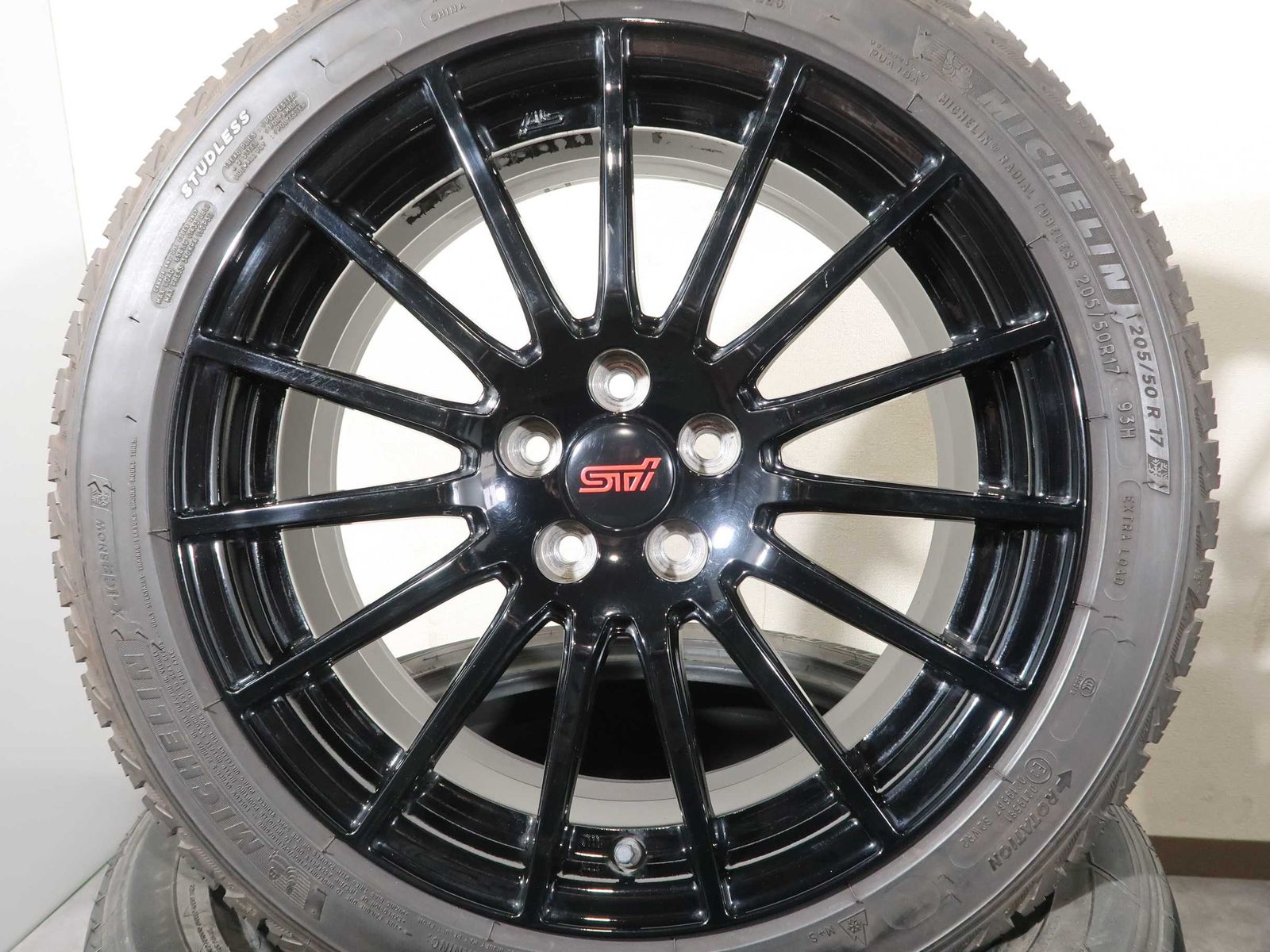 4本 スバル インプレッサスポーツ STI 純正 17インチ 7J +48 5H PCD 