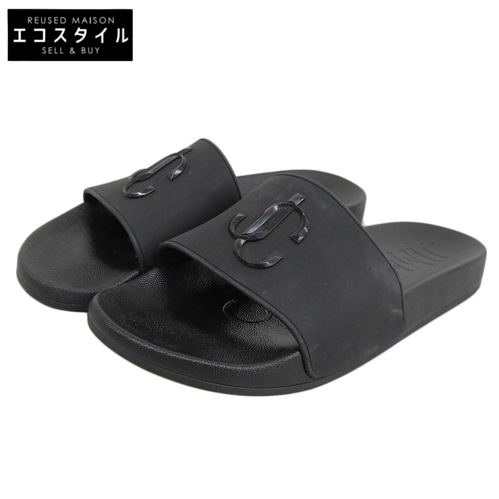 JIMMY CHOO ジミーチュウ JCロゴ サンダル メンズ ブラック 40 23SS 40