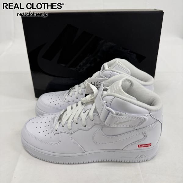 未使用】Supreme×NIKE/シュプリーム×ナイキ AIR FORCE 1 MID SP/エア 