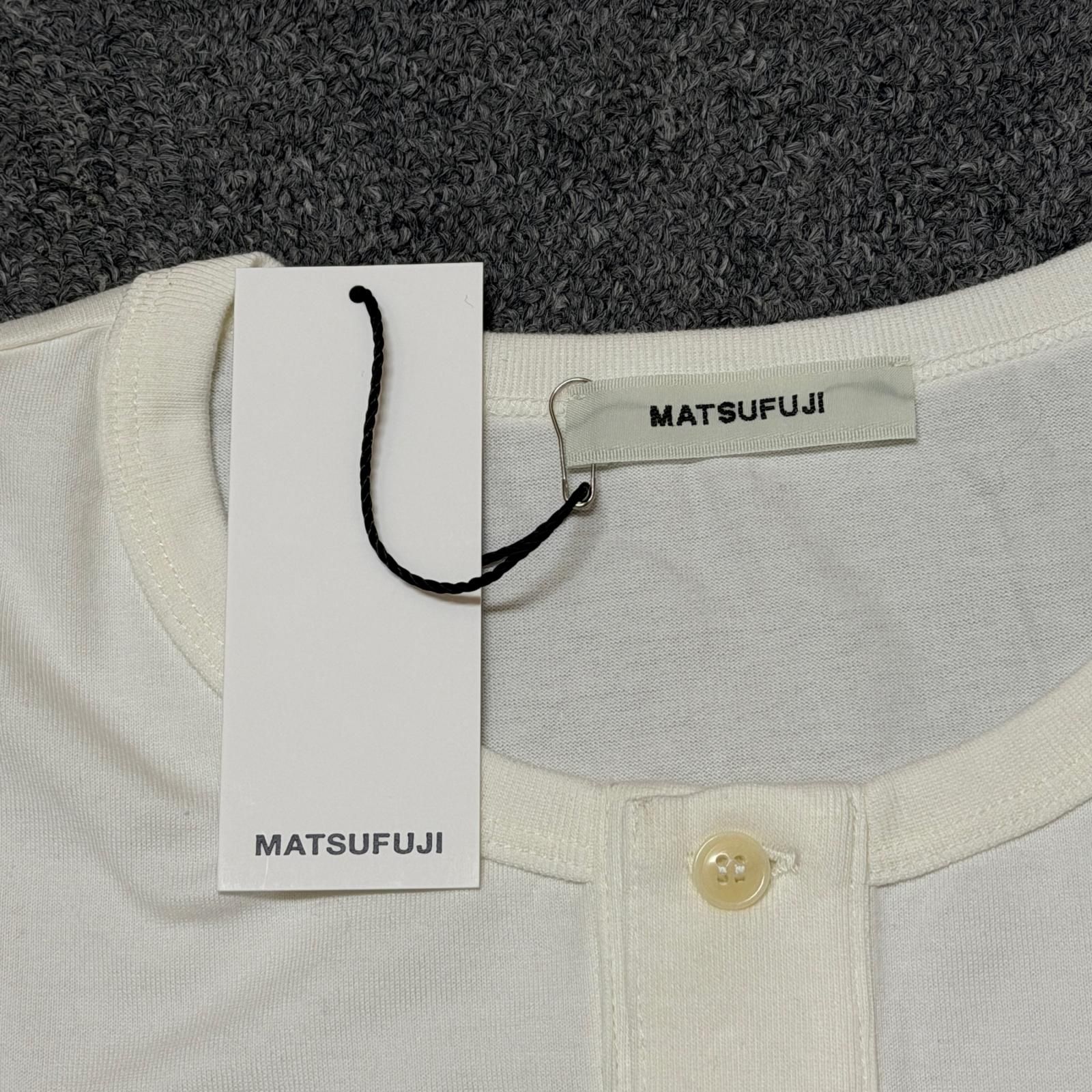 参考上代20900円 未使用 MATSUFUJI 25SS Henley Neck Long Sleeve