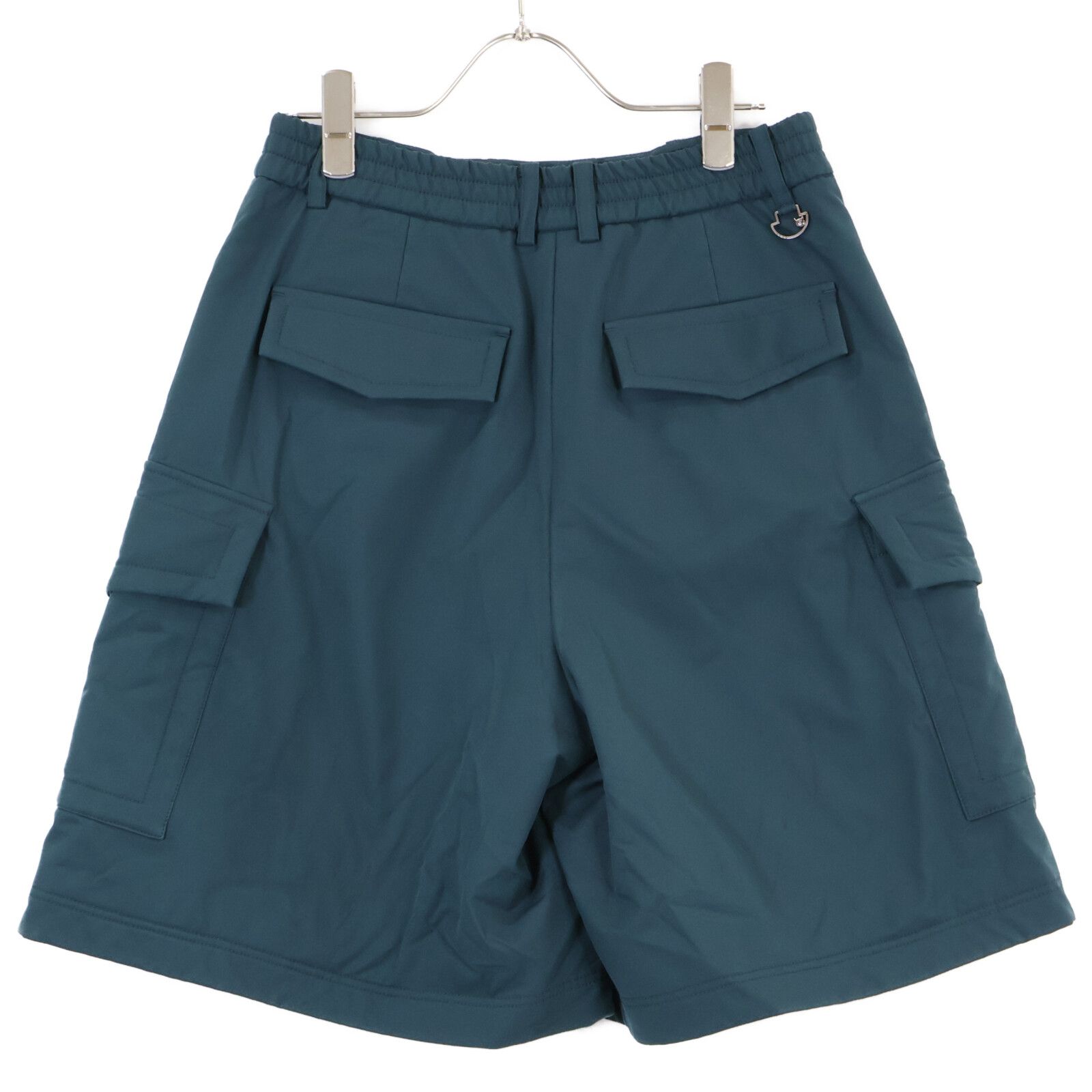 WAAC ワック グリーン ジップアップ ショート丈 ダウンベスト/ハーフパンツ セットアップ S/26 WAAC ワック グリーン ジップアップ ショート丈 ダウンベスト/ハーフパンツ セットアップ S/26