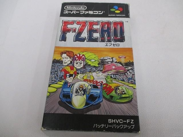 スーパーファミコンソフト中古動作品１個の出品です。 中古品 ゲーム スーパーファミコン ソフト F-ZERO エフゼロ 箱説付き
