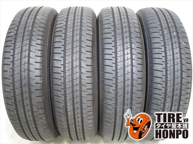 【中古 夏用】 165/70R14 81S 4本セット ブリヂストン エコピアNH200C サマータイヤ 中古タイヤ
