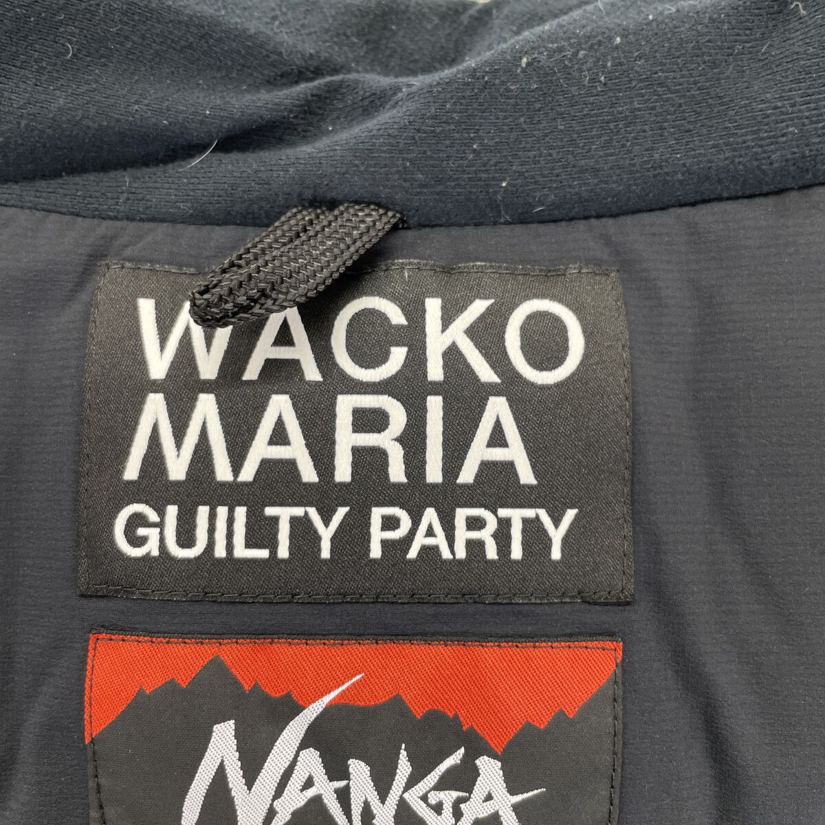 WACKO MARIA ワコマリア ×ナンガ ブラック MOUNTAIN BELAY COAT TYPE1 