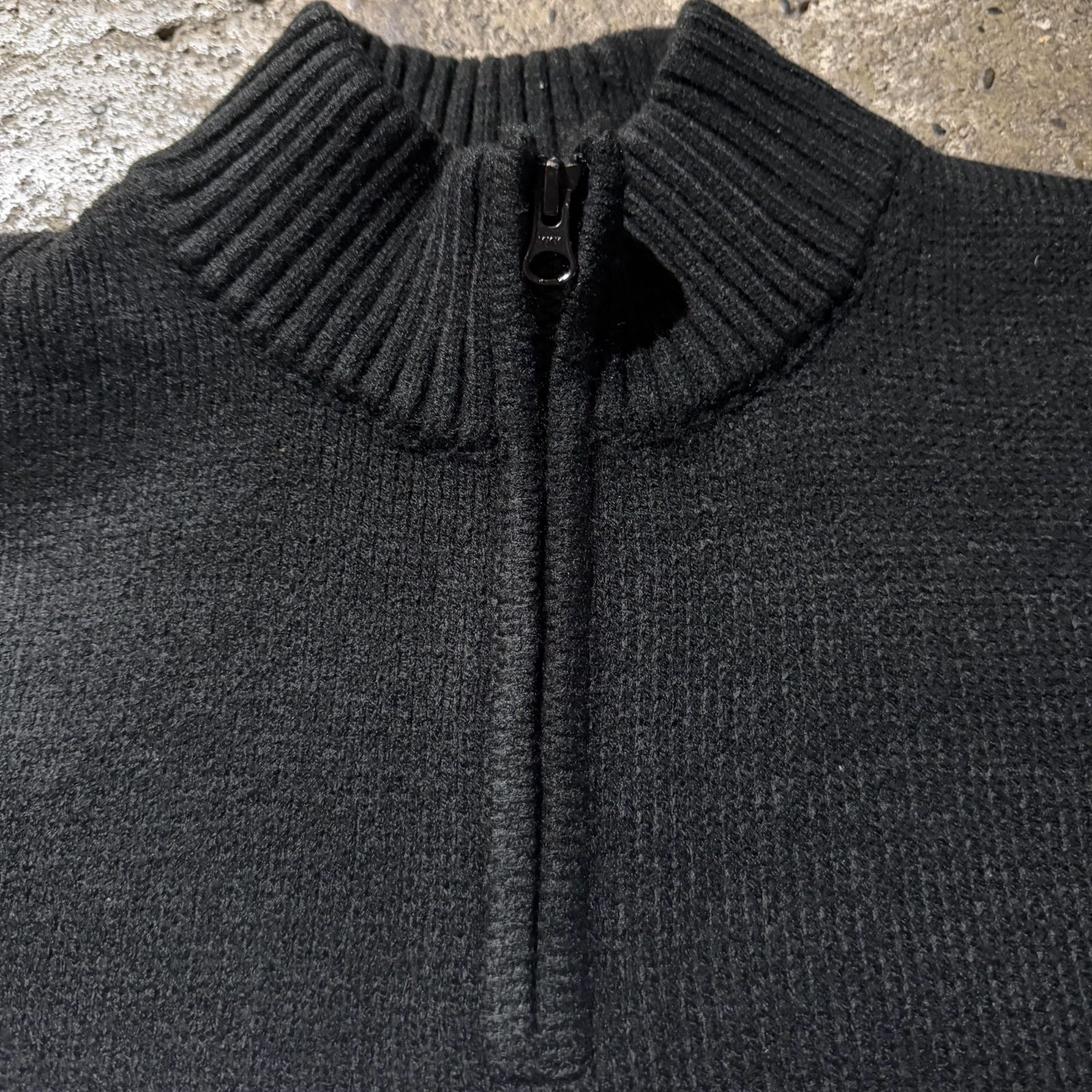 Supreme 25aw Script Stripe Half Zip Sweater ブラック L 