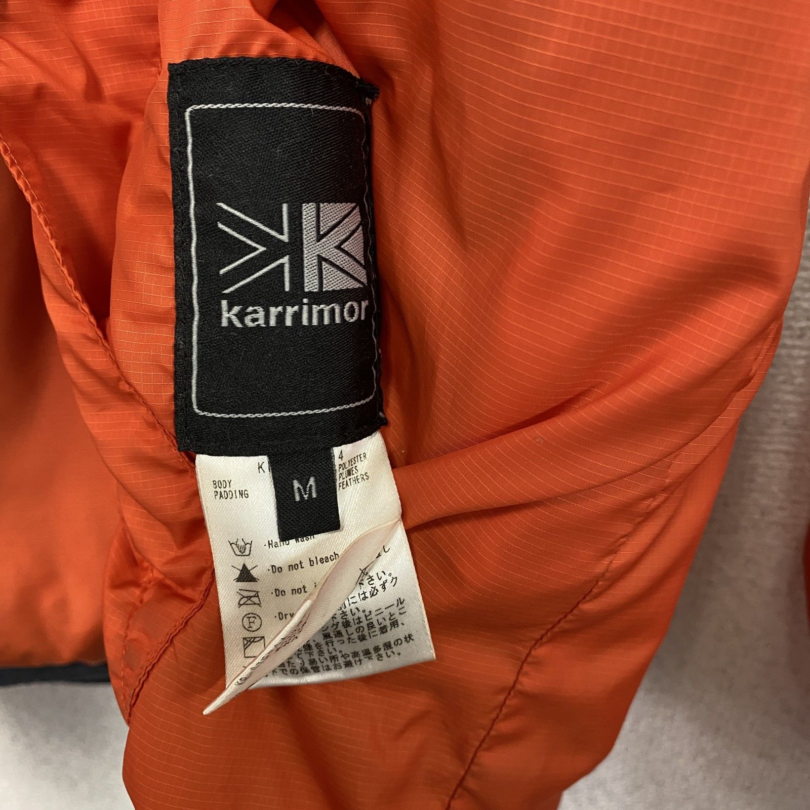 karrimor カリマー ライトダウンジャケット リバーシブル ダウン90 