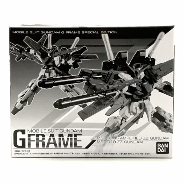 中古】バンダイ 機動戦士ガンダム Gフレーム ZZガンダム／強化型ZZ