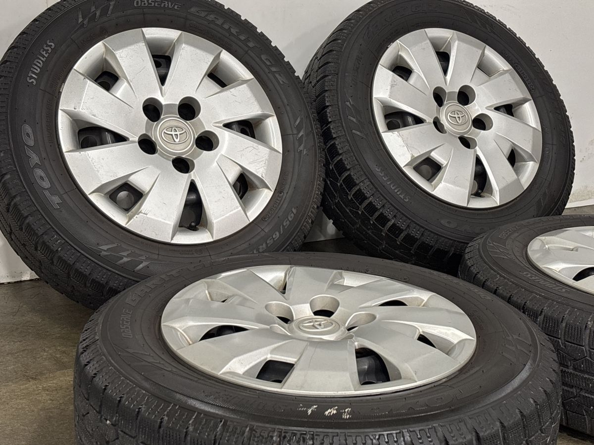 タイヤのみ販売可能】 トヨタ 純正 15in 6J +39 PCD114.3 トーヨー