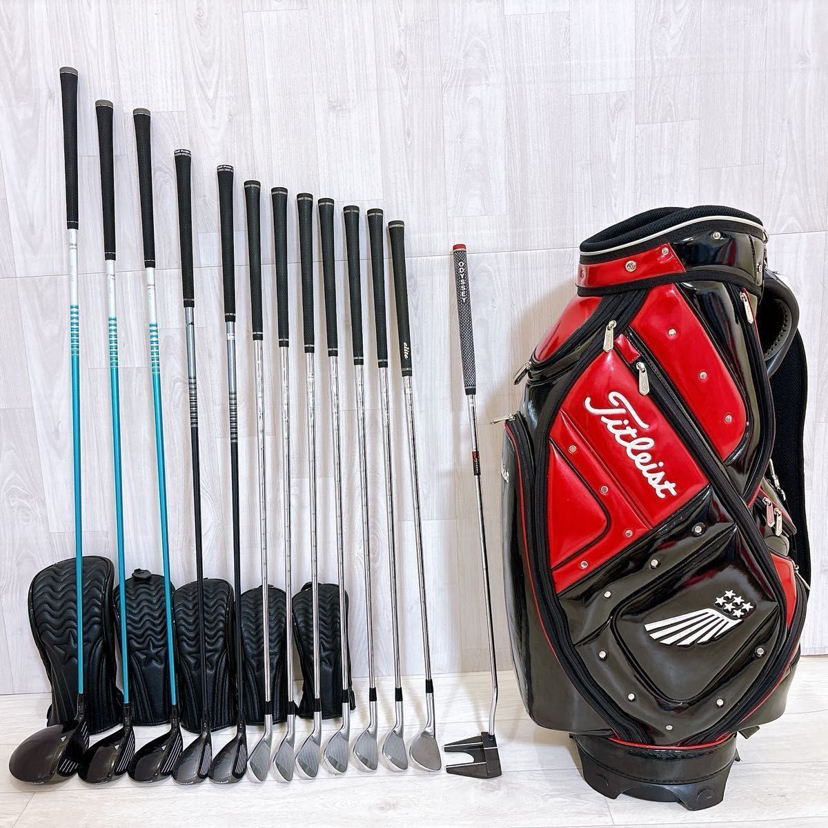 豪華13本 Titleist 915 816 714 タイトリスト メンズゴルフセット 右 