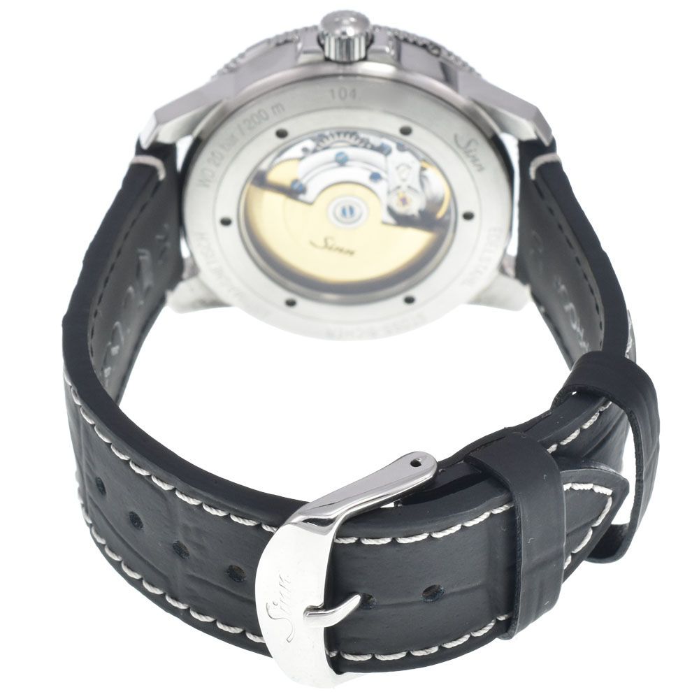 ジン Sinn 104.0886 104 パイロット ウォッチ デイデイト ブラック