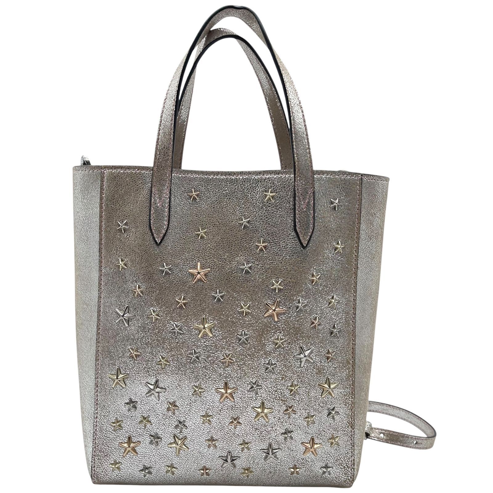 美品 JIMMY CHOO ジミーチュウ 2way ハンドバッグ ショルダーバッグ 