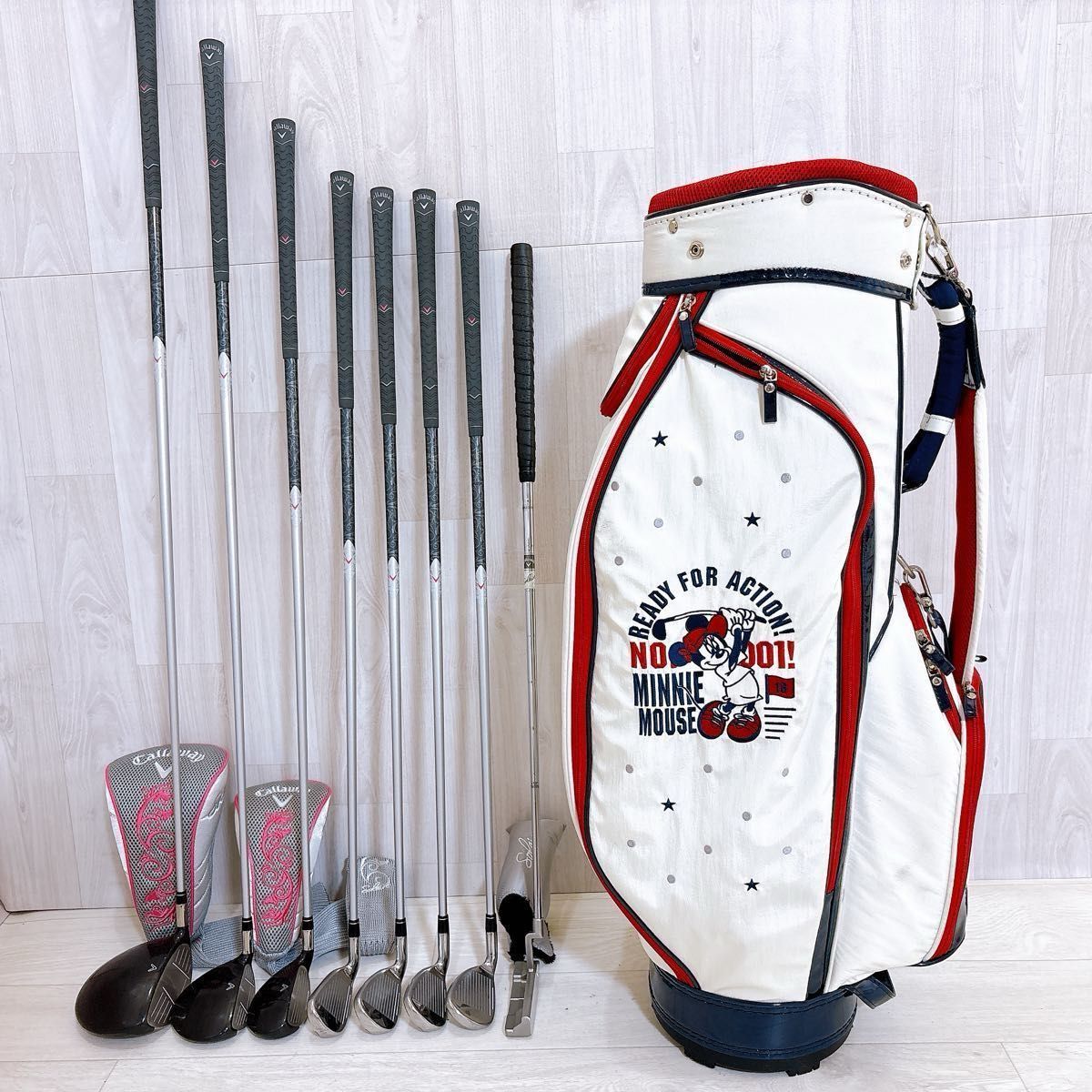 Callaway キャロウェイ 右 L ゴルフセット キャディバッグ付