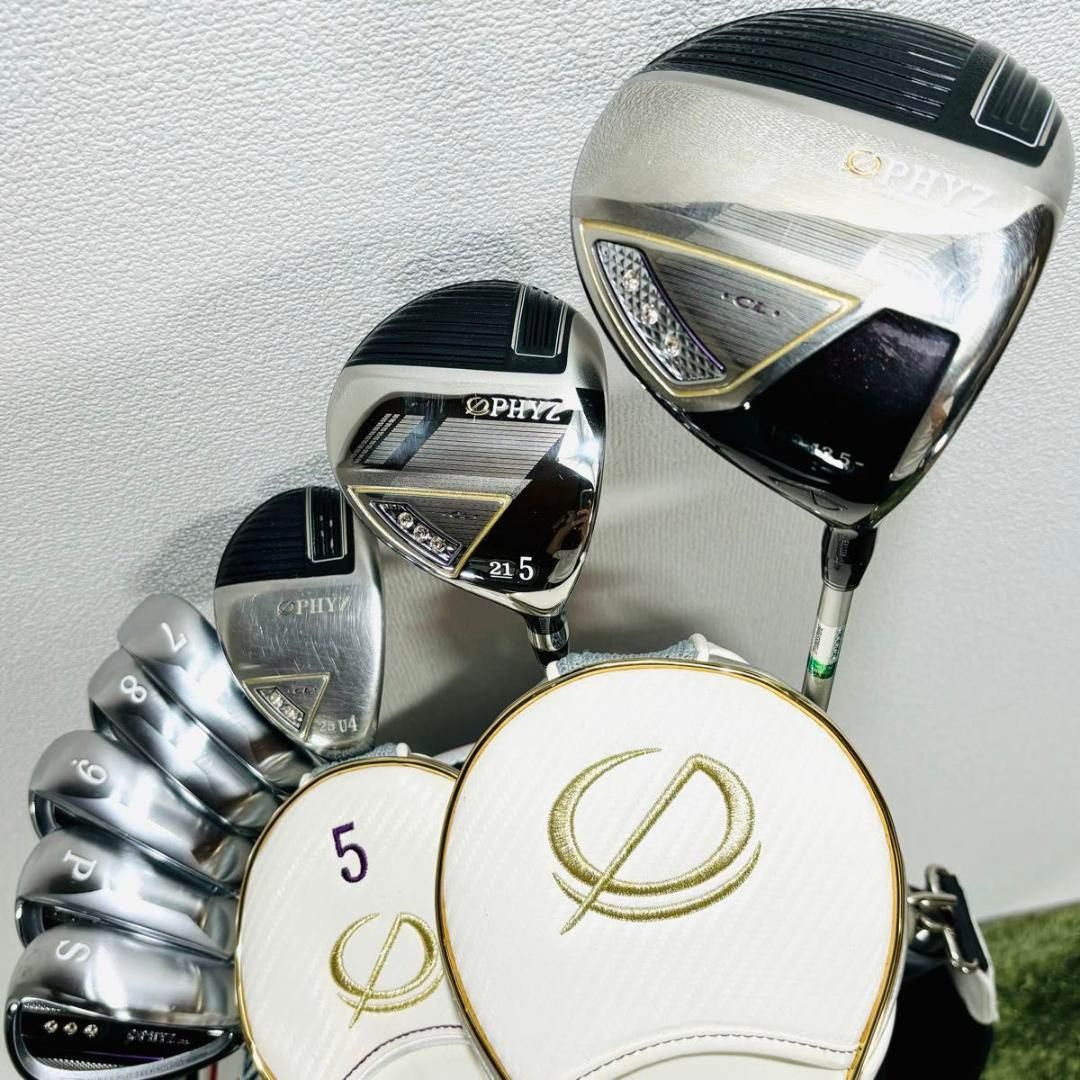 ブリヂストン ファイズ CL 8本セット レディースゴルフ 初心者 入門 大人気 中古】ブリヂストン ファイズ CL 8本セット レディースゴルフ 初心者